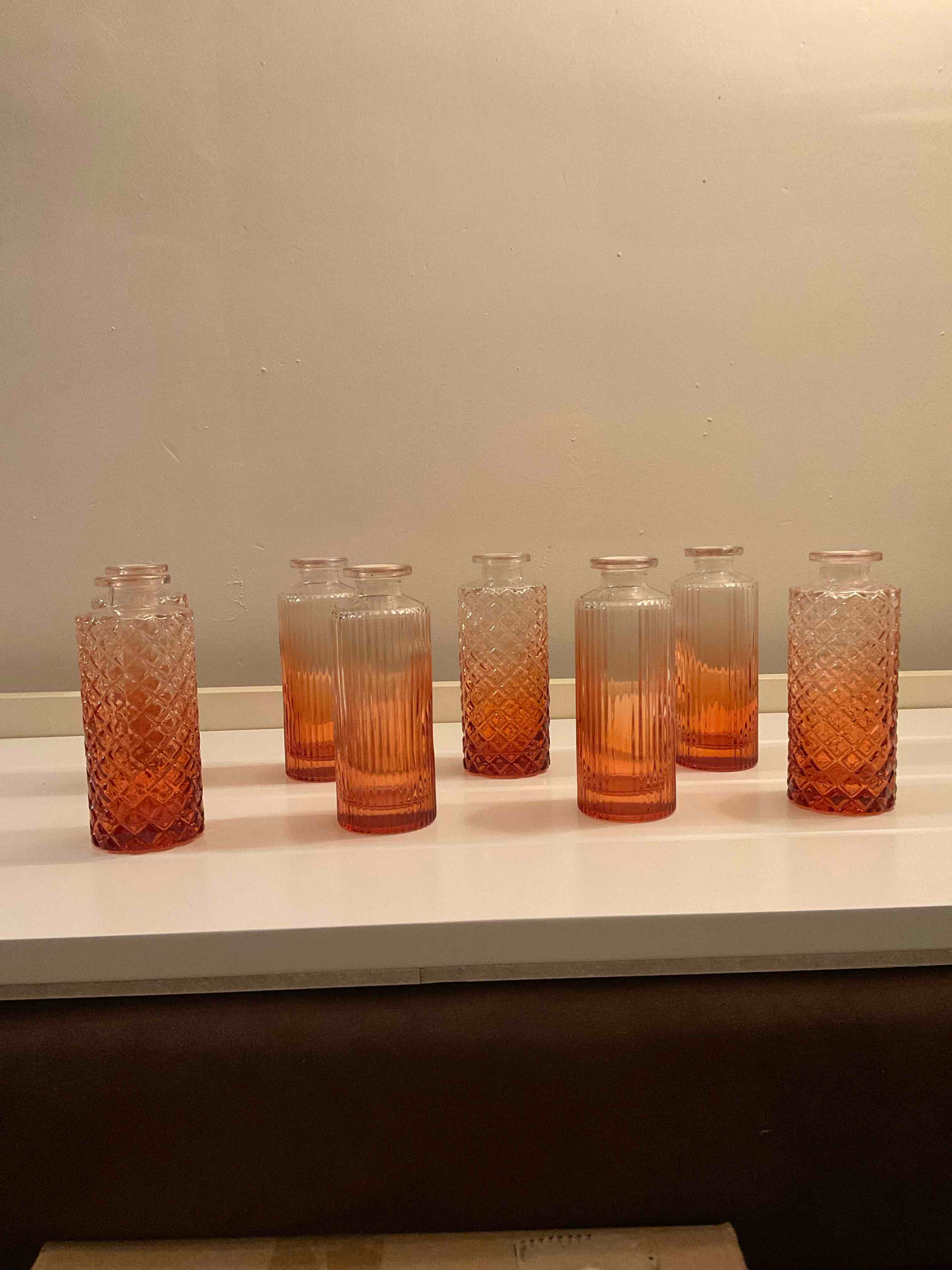 Glass Decorations 5” case of 8. 