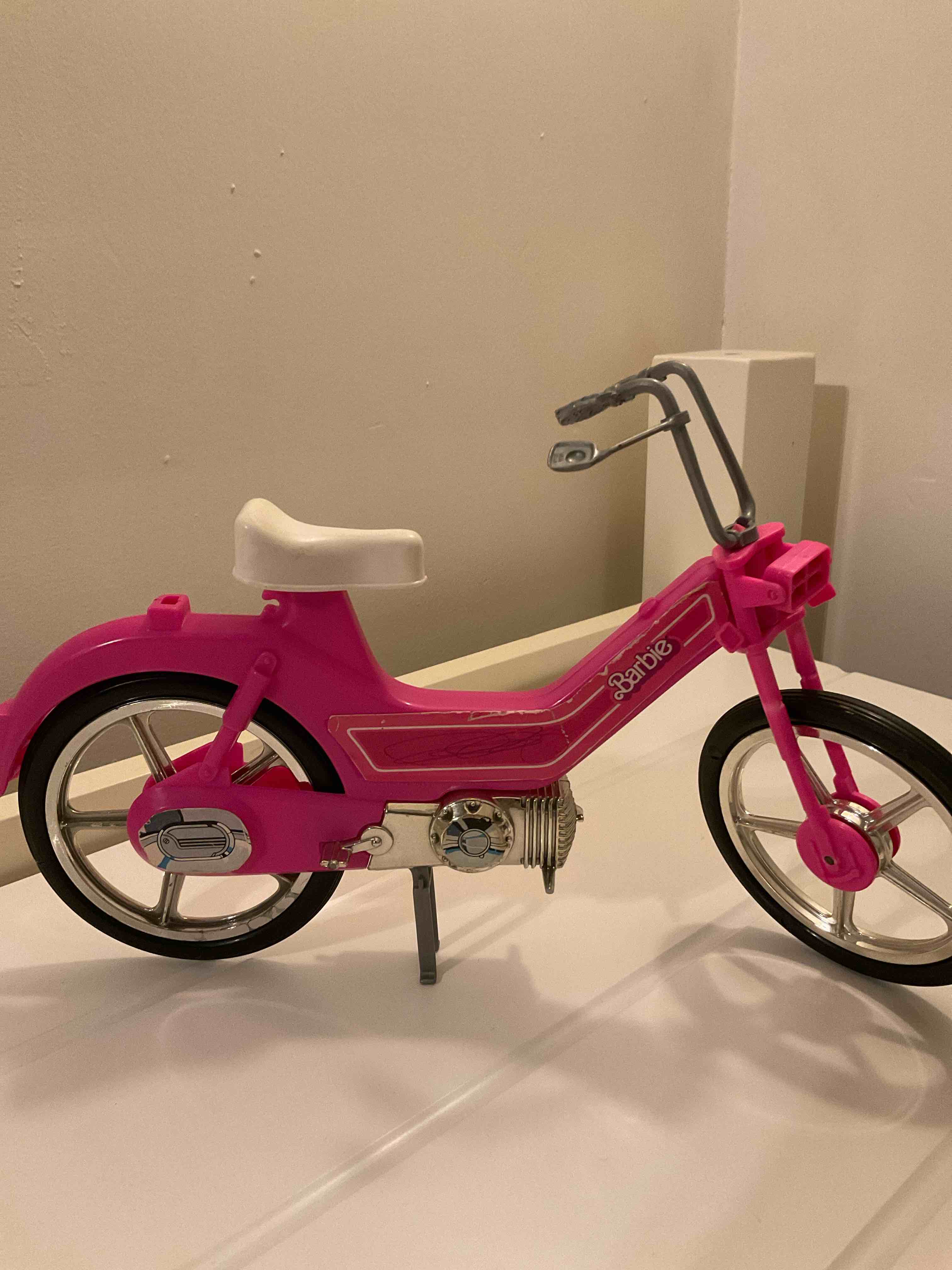 Vintage 1983 Barbie Motor Bike, Moped Scooter