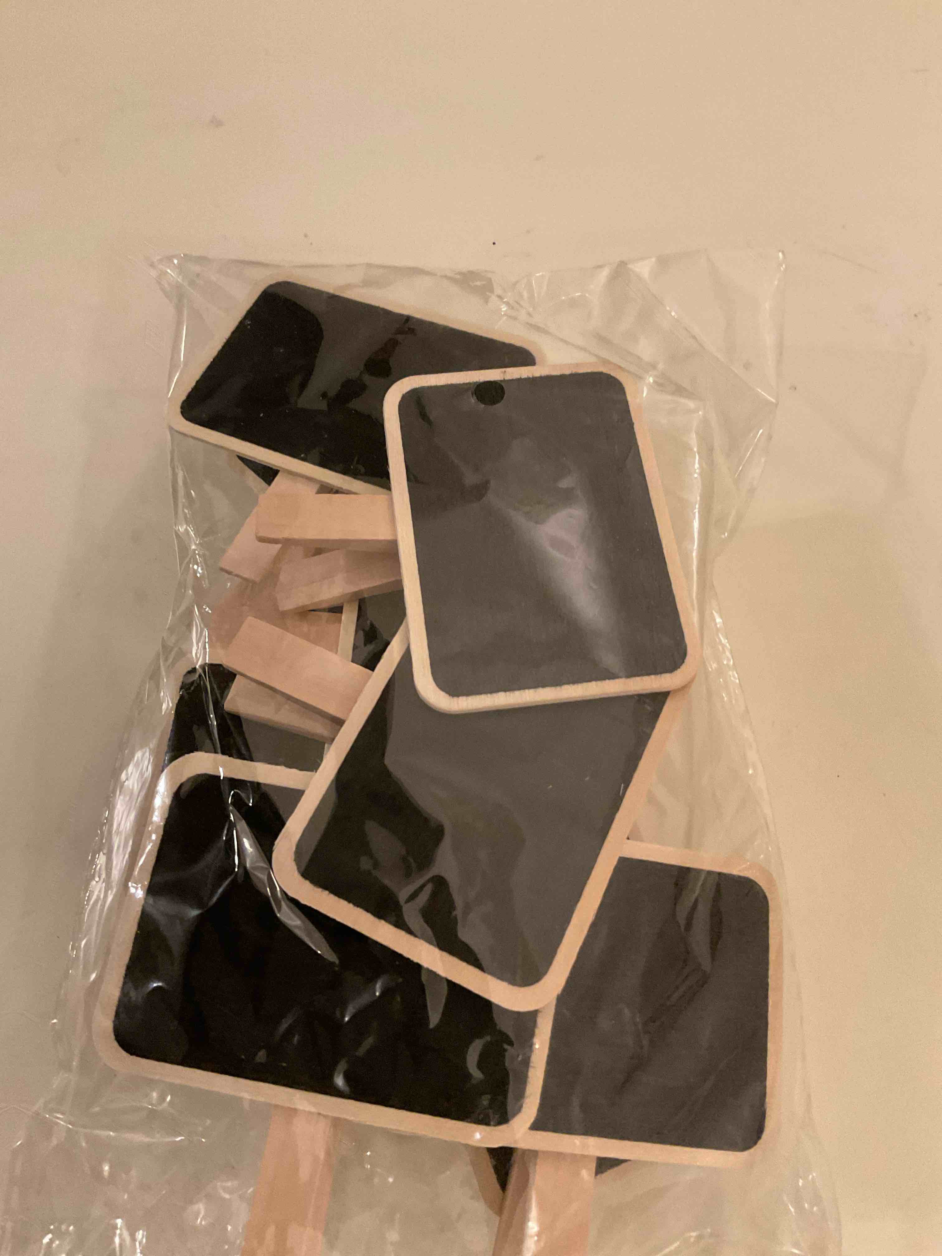 Mini Chalkboards with Clips 9 pack