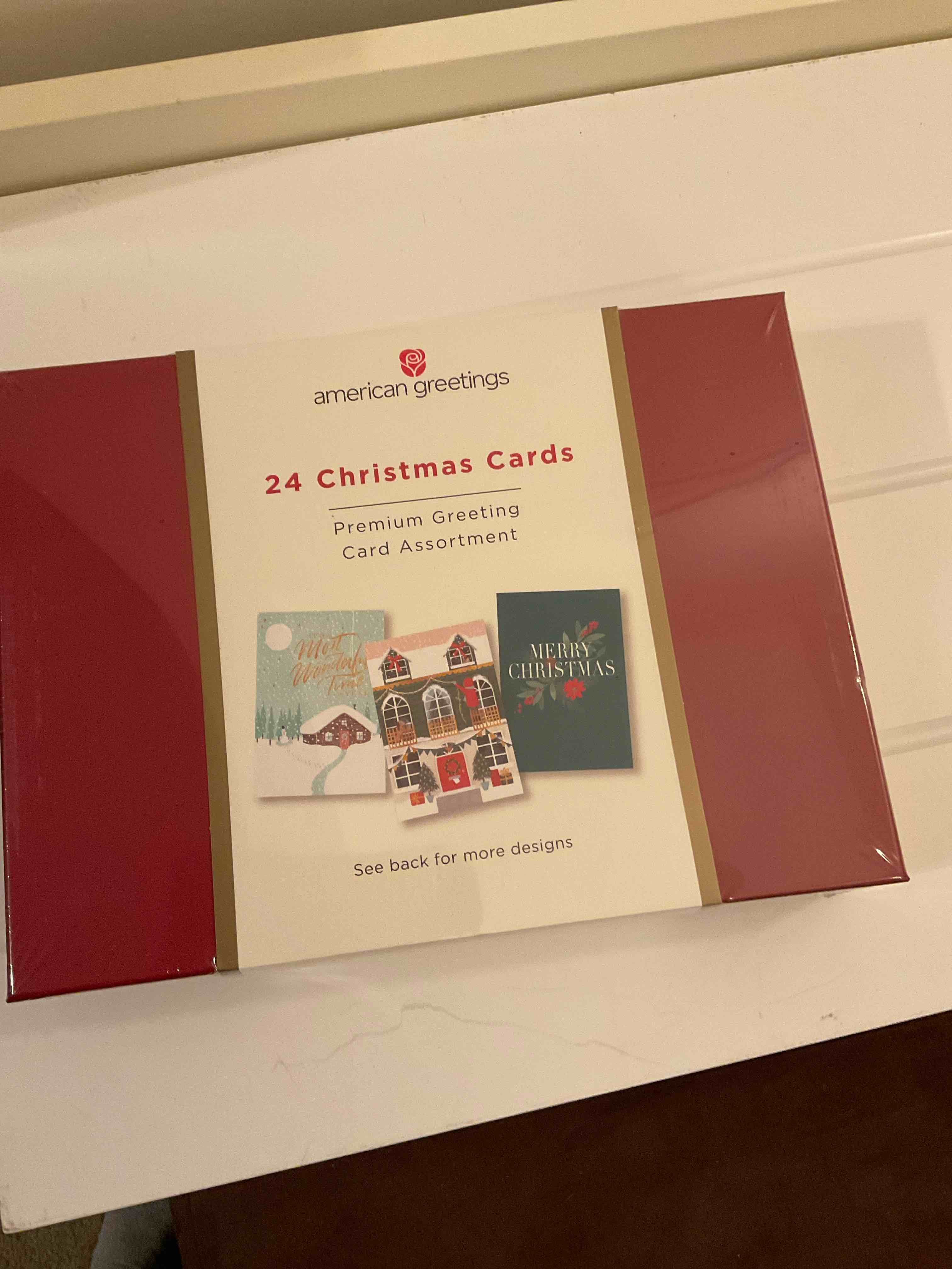 American Greetings 24 Christmas Cards Box