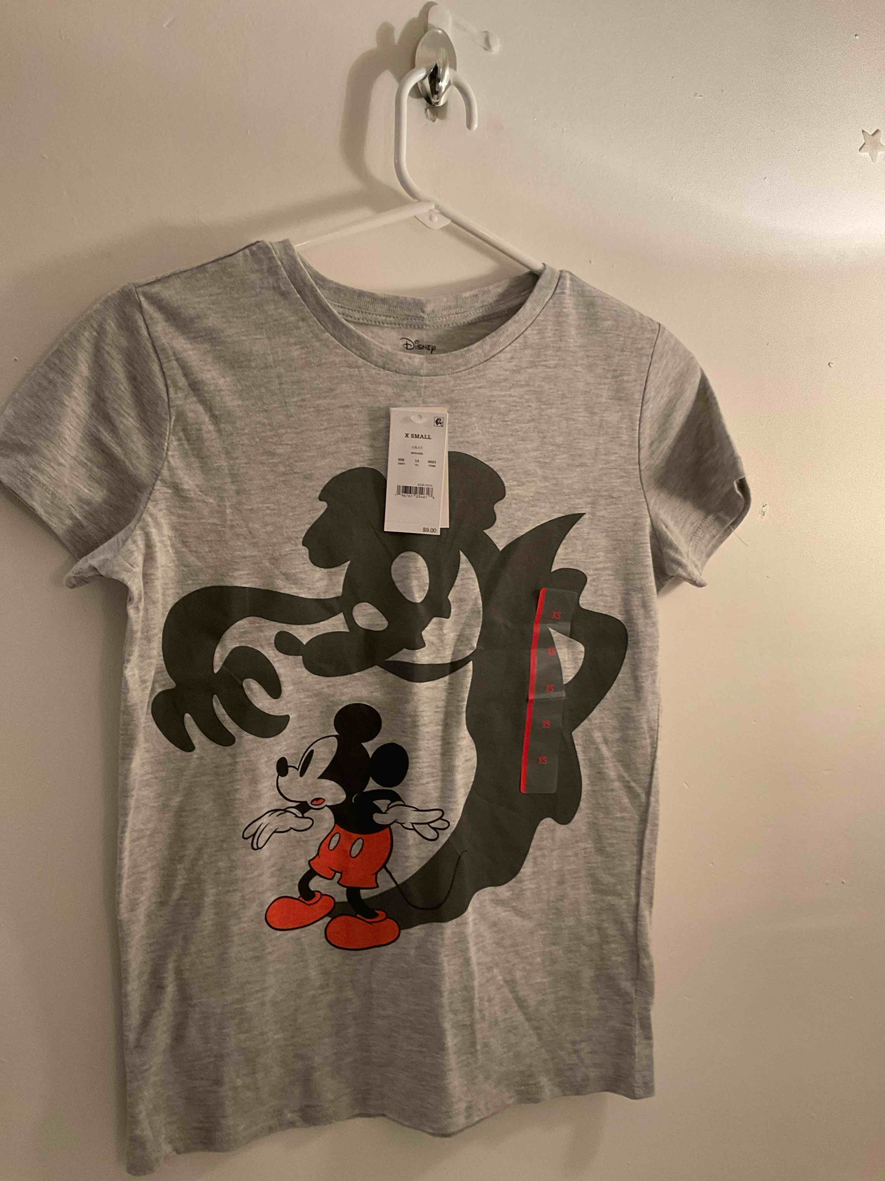 Disney Mickey Mouse Shirt x-small adult 