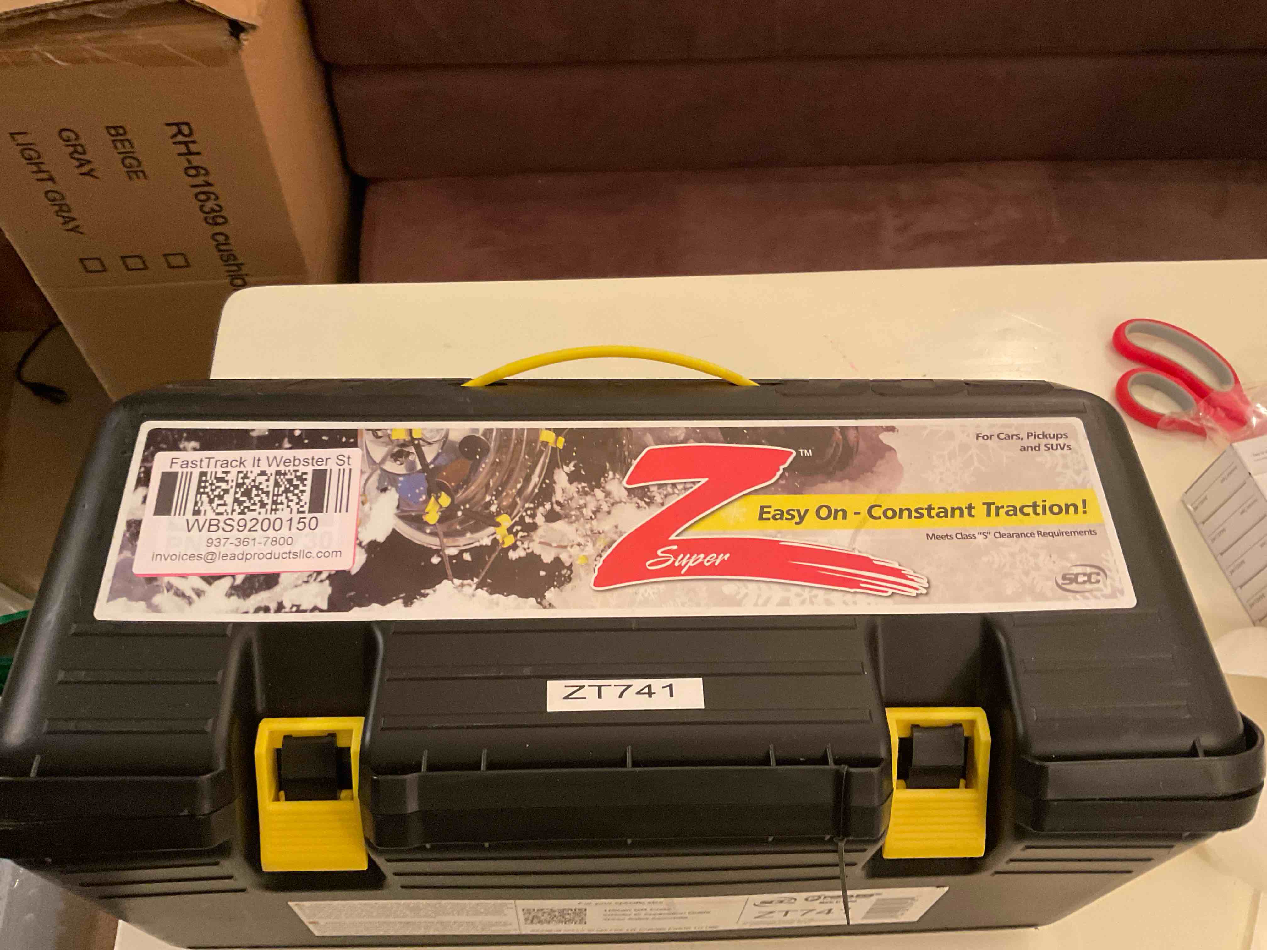 SCC SECURTYCHAIN ZT741 Super Z LT Light Truck and SUV Tire Traction Chain - Set of 2