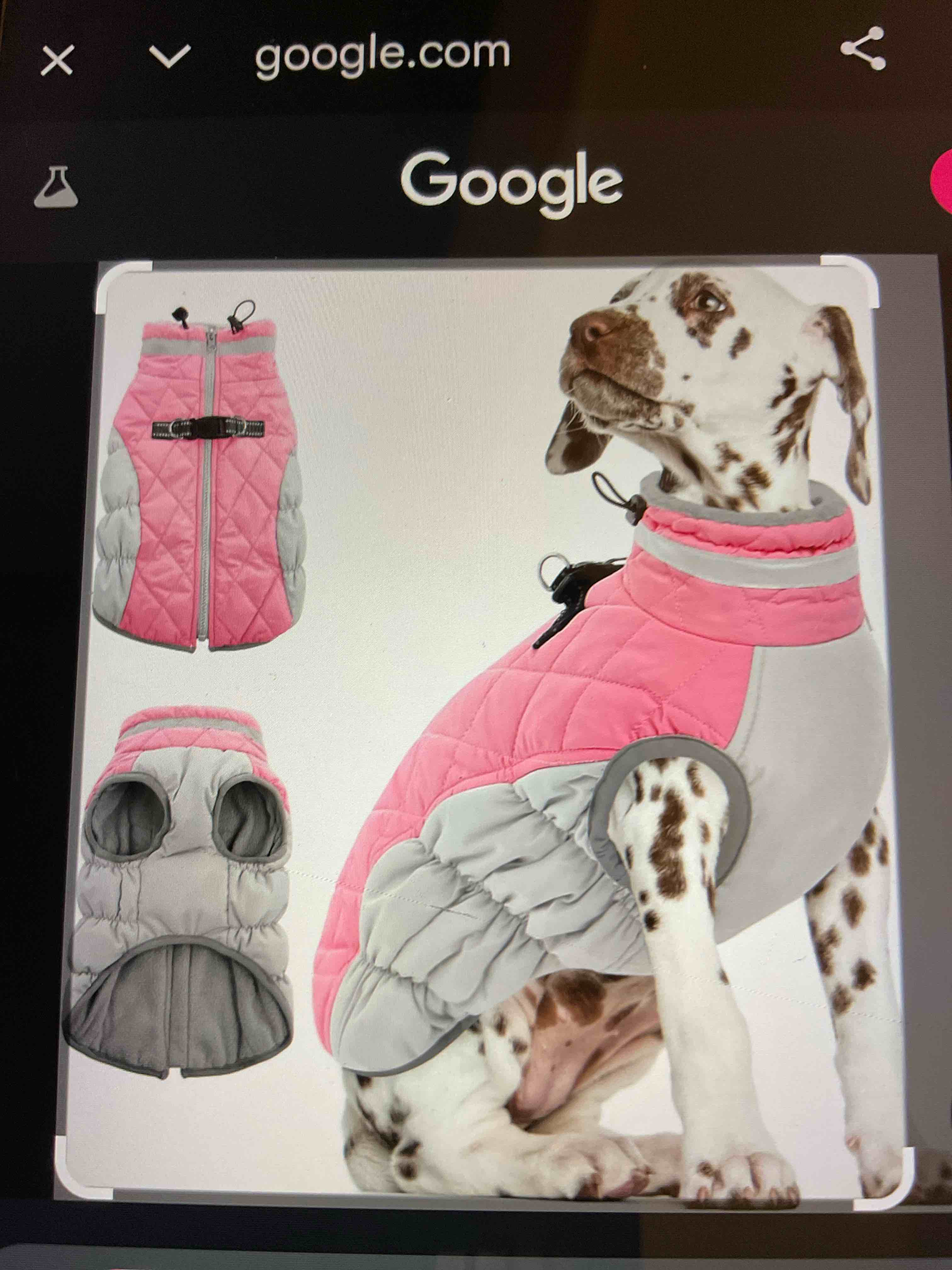 “Large” Dogs Warm Winter Puffer Coat/Jacket for Winter w/ Harness built in, Waterproof, Reflective, Turtleneck, Puffer