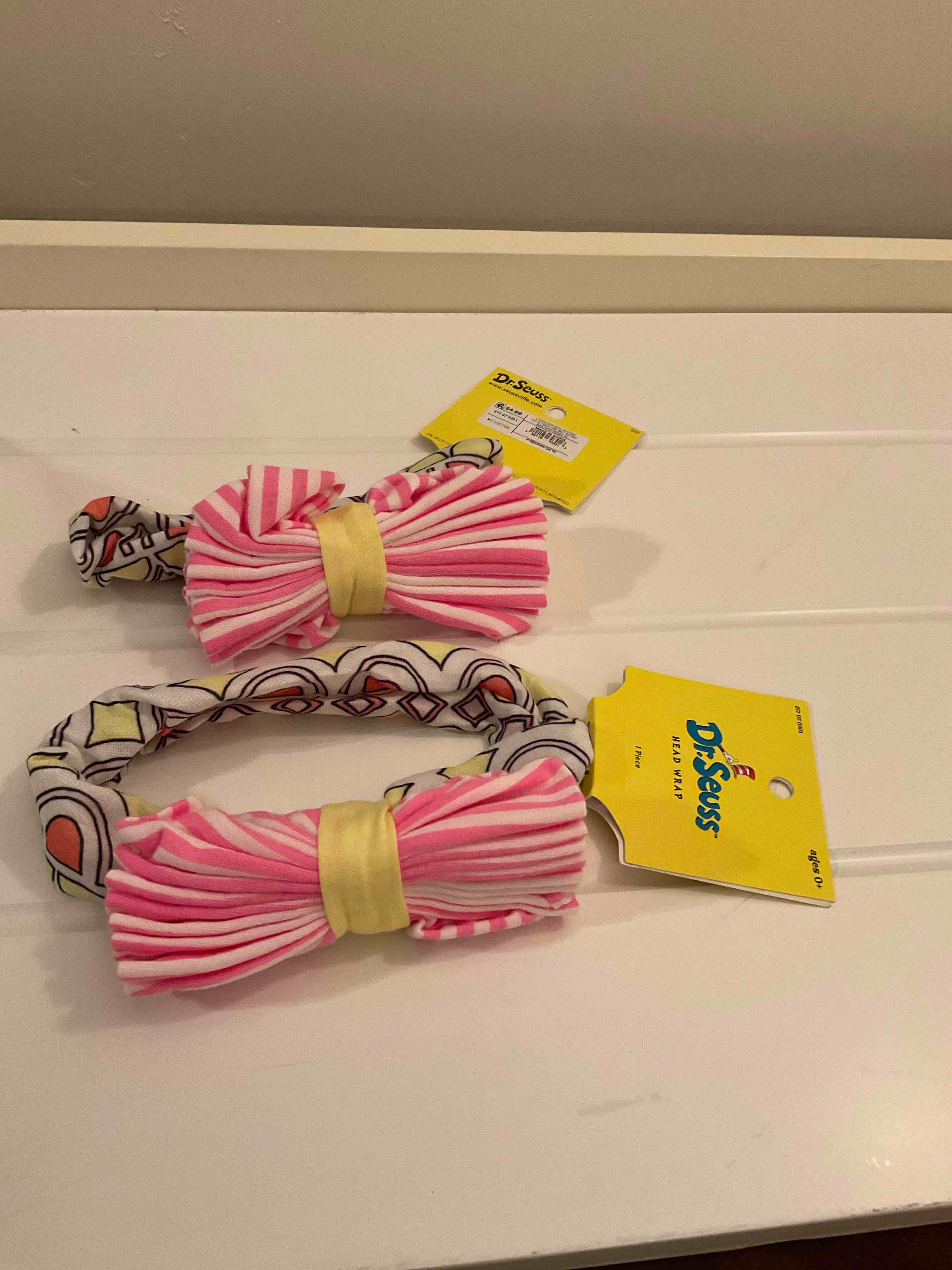 Dr. Seuss Head Wraps 2 pk. soft cotton 