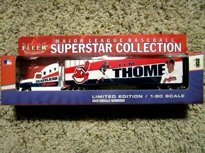 Cleveland Indians Jim Thome Limited Edition 1:80 Scale Diecast MLB Truck Serially Numbered