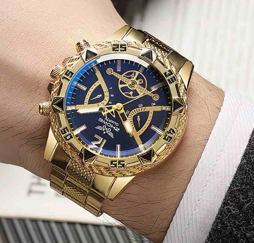 men's fashion business versatile quartz watch, zinc alloy strap case, multiple styles and combinations, ideal gift for him, perfect for daily outings/ parties/ business