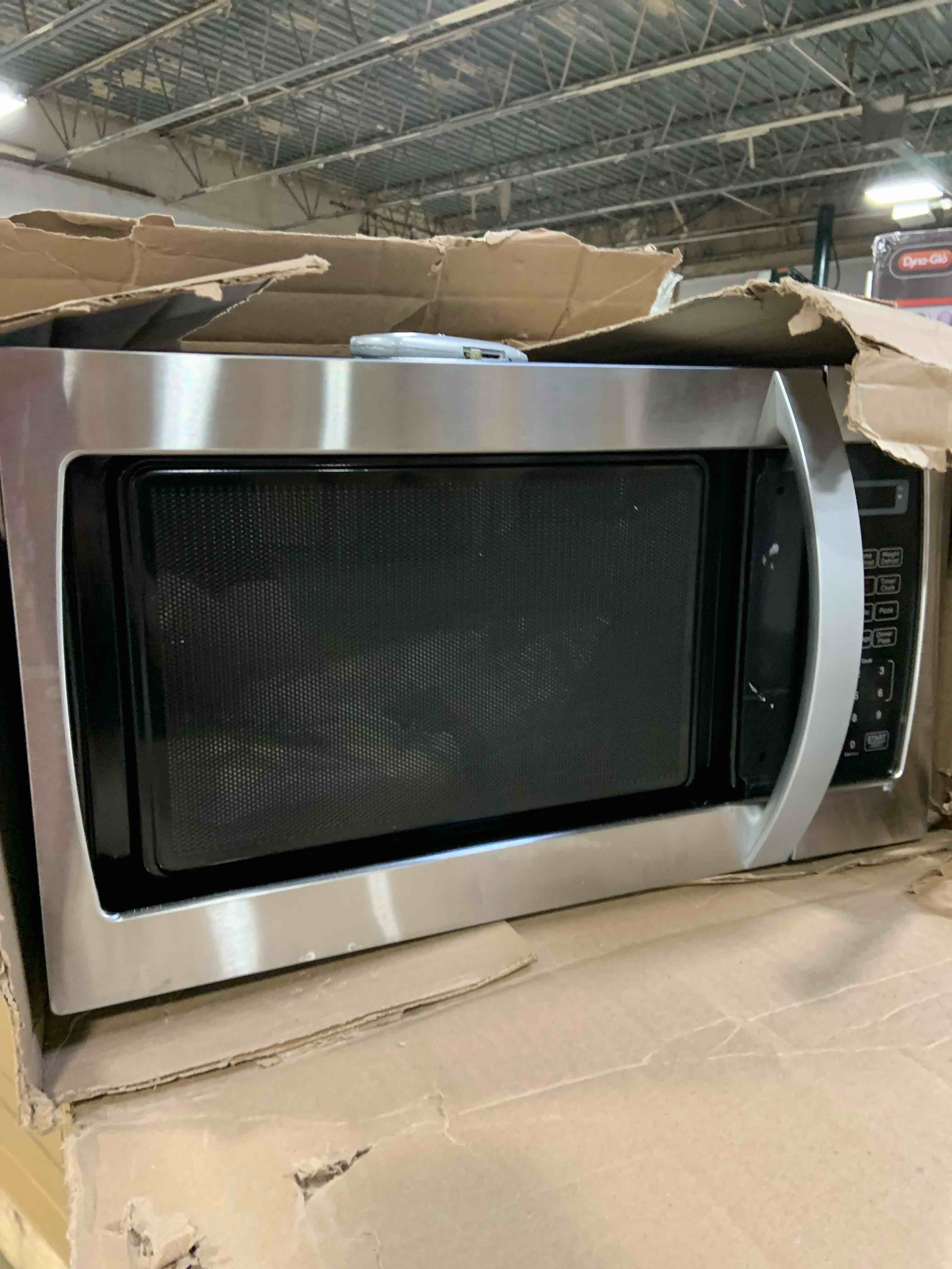 Farberware Countertop Microwave 1000 Watts, 1.3 Cu. Ft. - Microwave Oven With LED Lighting and Child Lock - Perfect for Apartments and Dorms - Easy Clean Stainless Steel