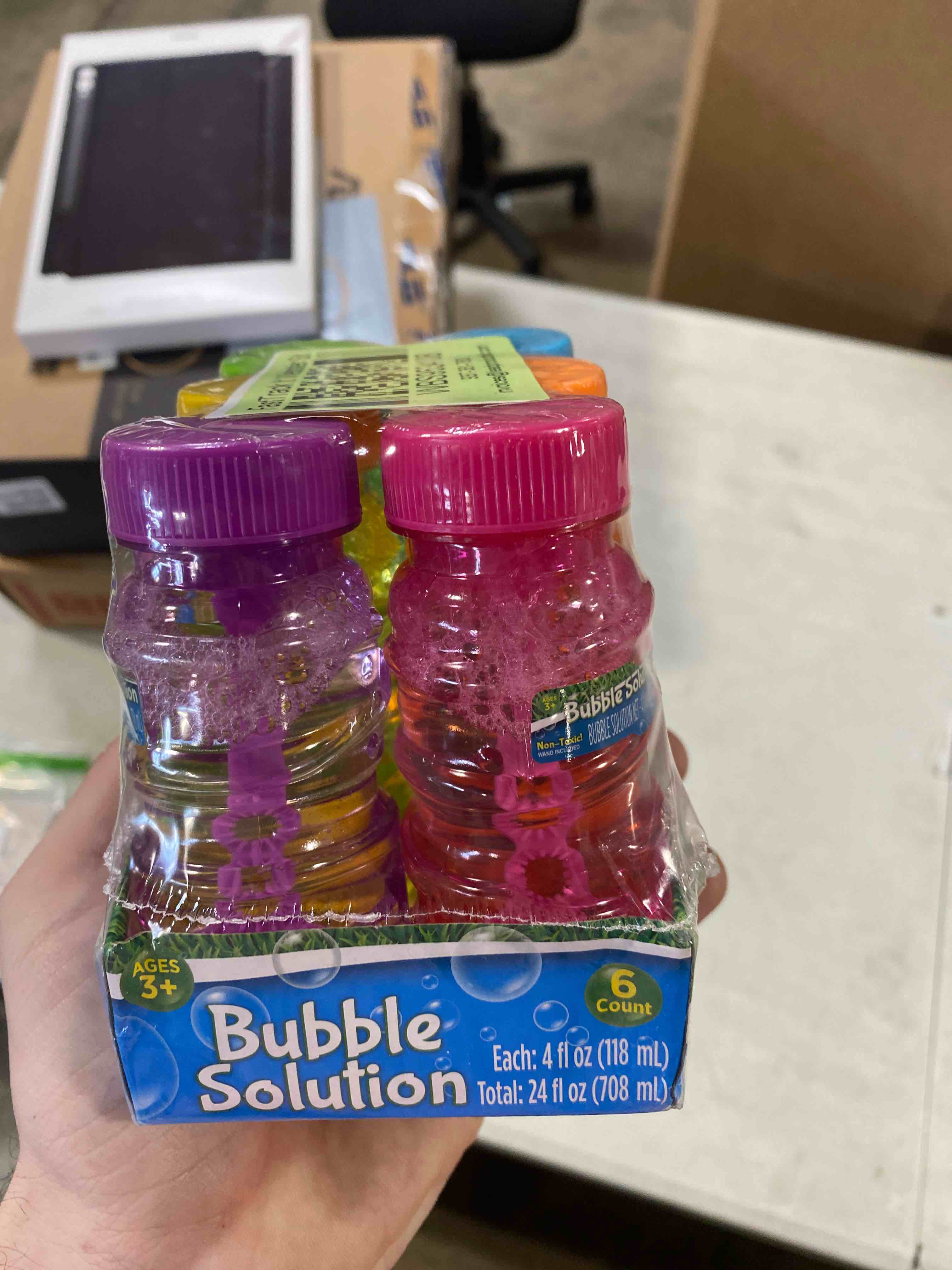 6 Count - Bubble Solution - 4 oz Each 
