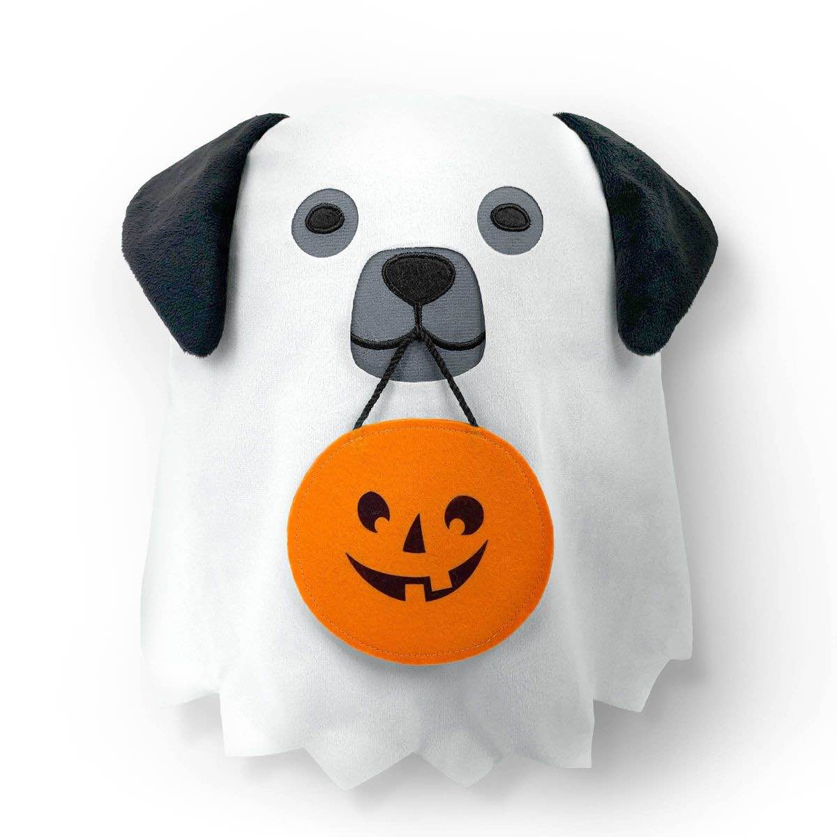 13"x10" Halloween Ghost Dog Novelty Plush Pillow - Bullseye's Playground™
