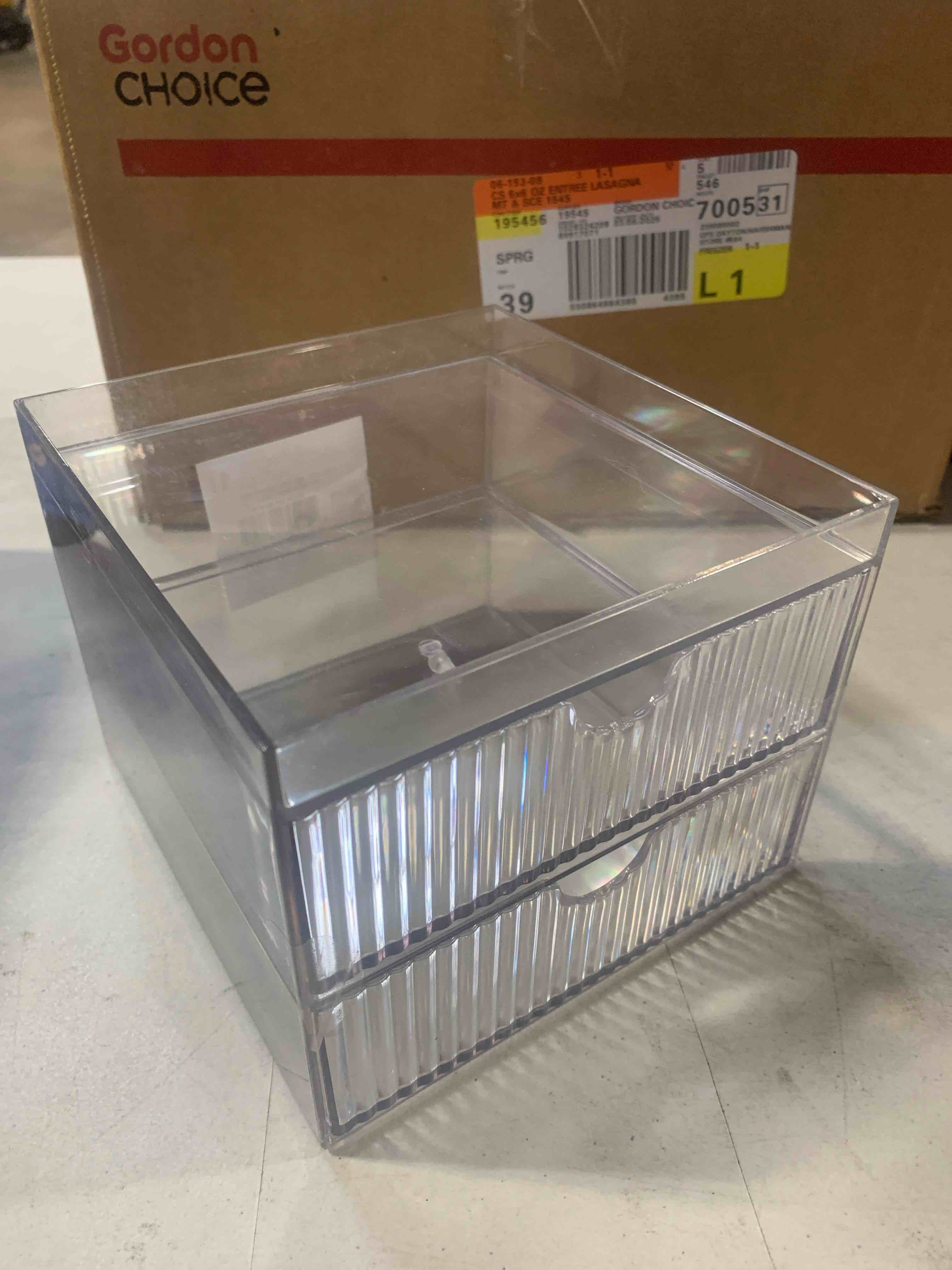 2 Drawer Acrylic Organizer 