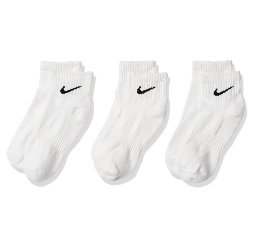 Condition photo showing New/Like New for Nike Unisex Adult Everyday Cushioned Training No-Show Socks (3 Pairs)