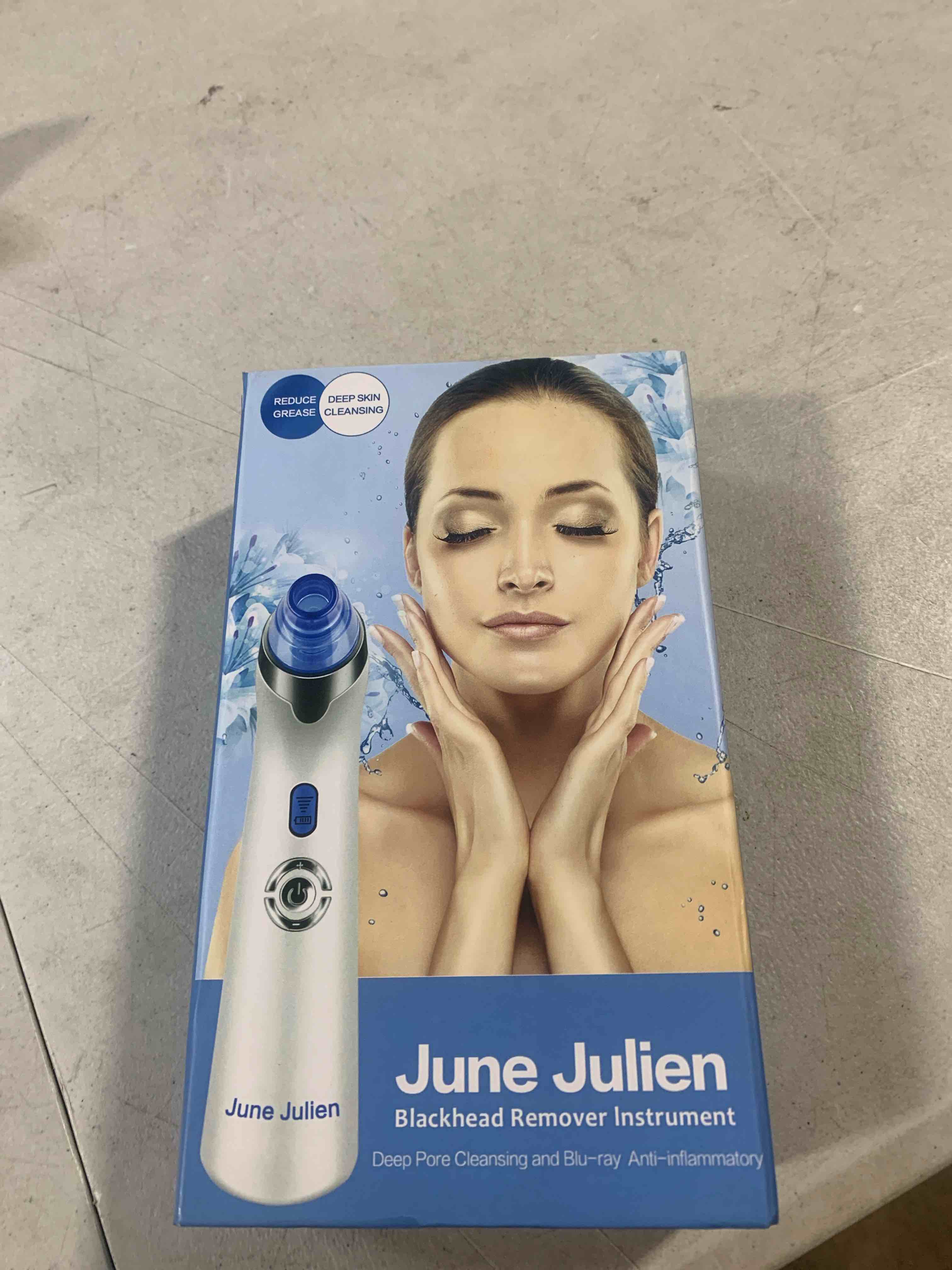 Blackhead Remover Vacuum - June Julien Facial Pore Cleanser Electric Acne Comedo