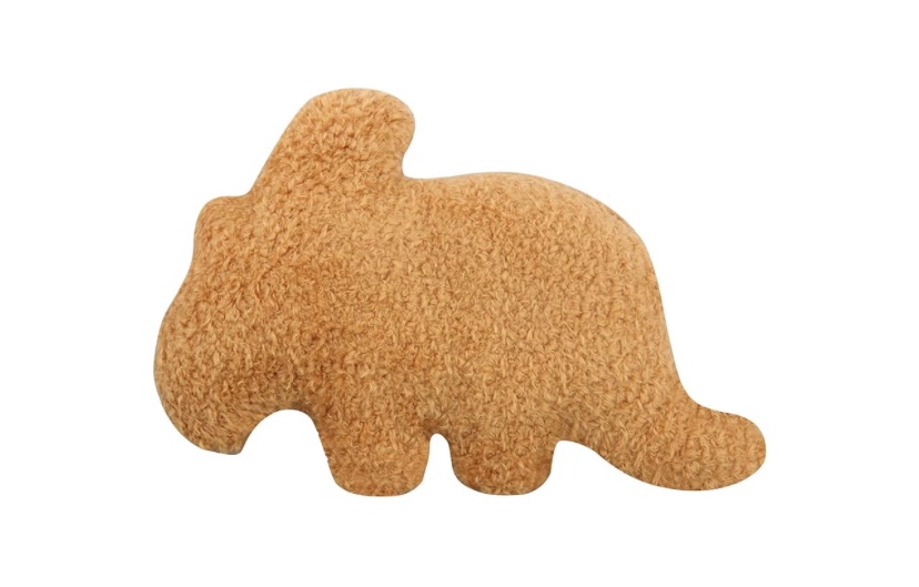 PIPPLER 16inch Dinosaur Chicken Nuggets Plush Doll Pillow Cute Animal Stuffed Toy Kids Birthday Gift Christmas Easter Party Decoration (Dino-B, 16inch)