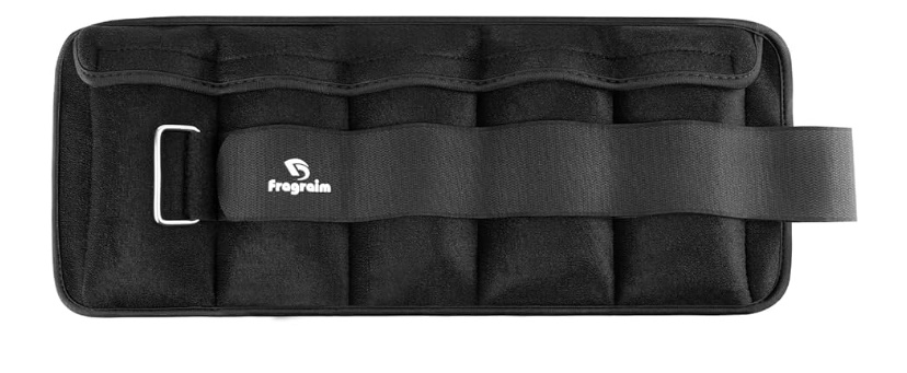 Fragraim Adjustable Ankle Weights 2.5 lbs with Removable Weight for Jogging, Gymnastics, Aerobics, Physical Therapy, 1 pack (5 0.5 lb weights)