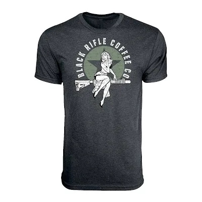 Black Rifle Coffee Men's Company Coffee Bomber T-Shirt Size L 10-100-035