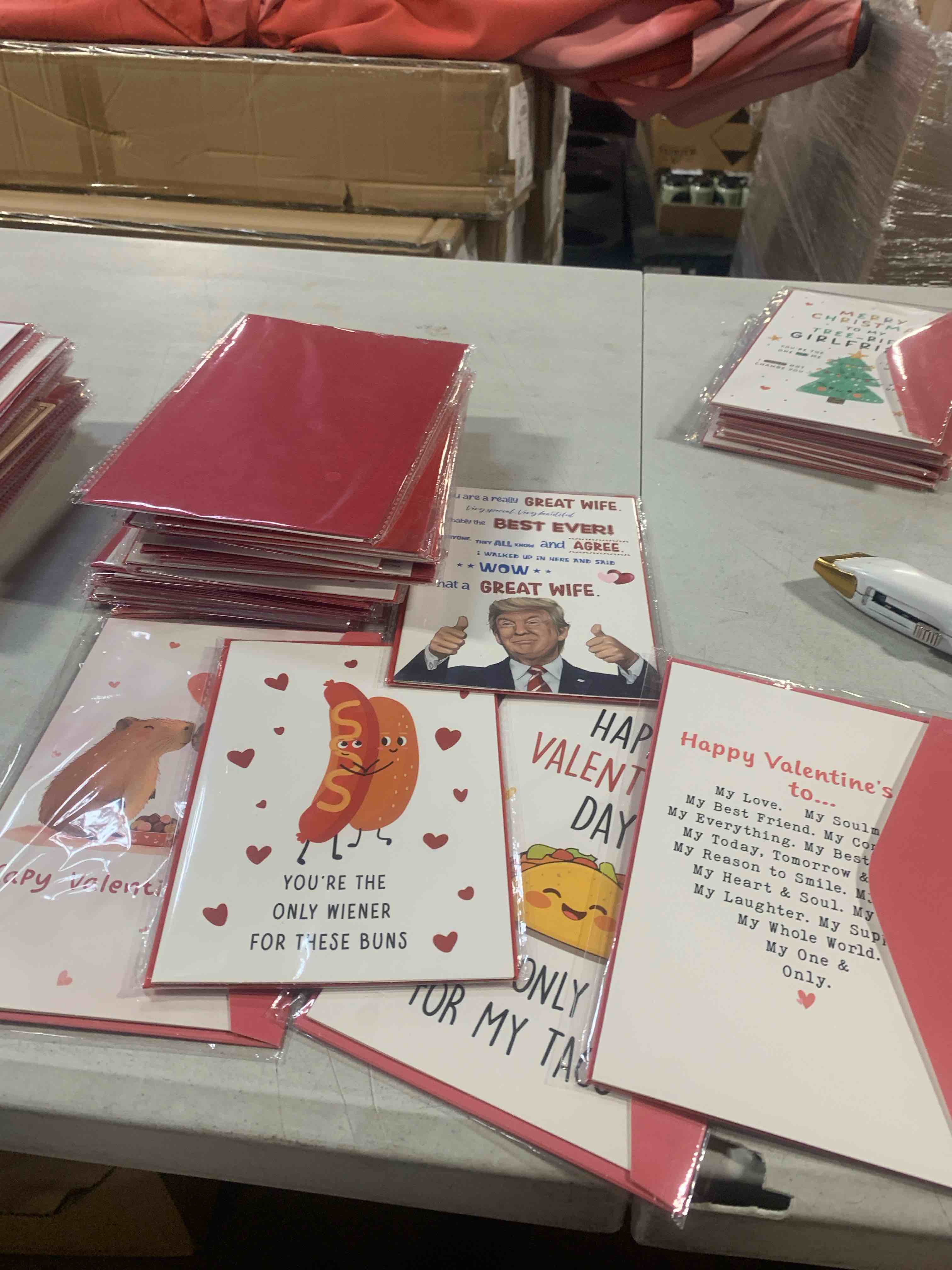 Lot of 25 Valentines Day Cards with envelopes, individually packaged