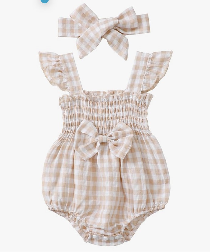 12-18 Months Renotemy Newborn Infant Baby Girl Clothes Rompers Summer Jumpsuits Short Sleeve Romper Infant Baby Clothes Girl