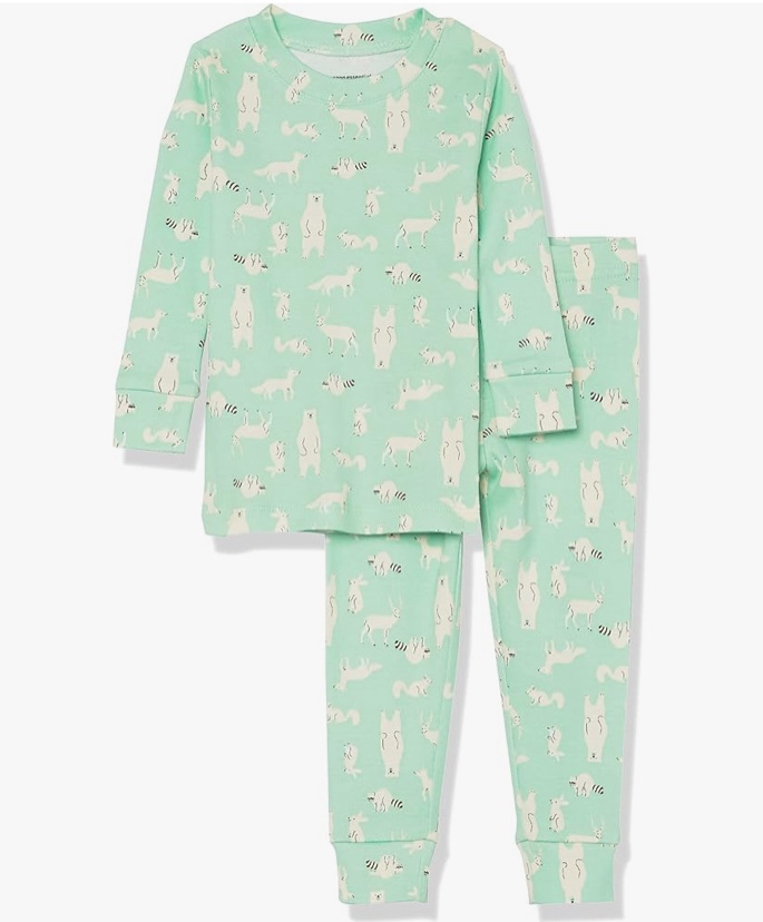 Amazon Essentials Boys' Infant Snug-fit Cotton Pajamas Sleepwear Sets