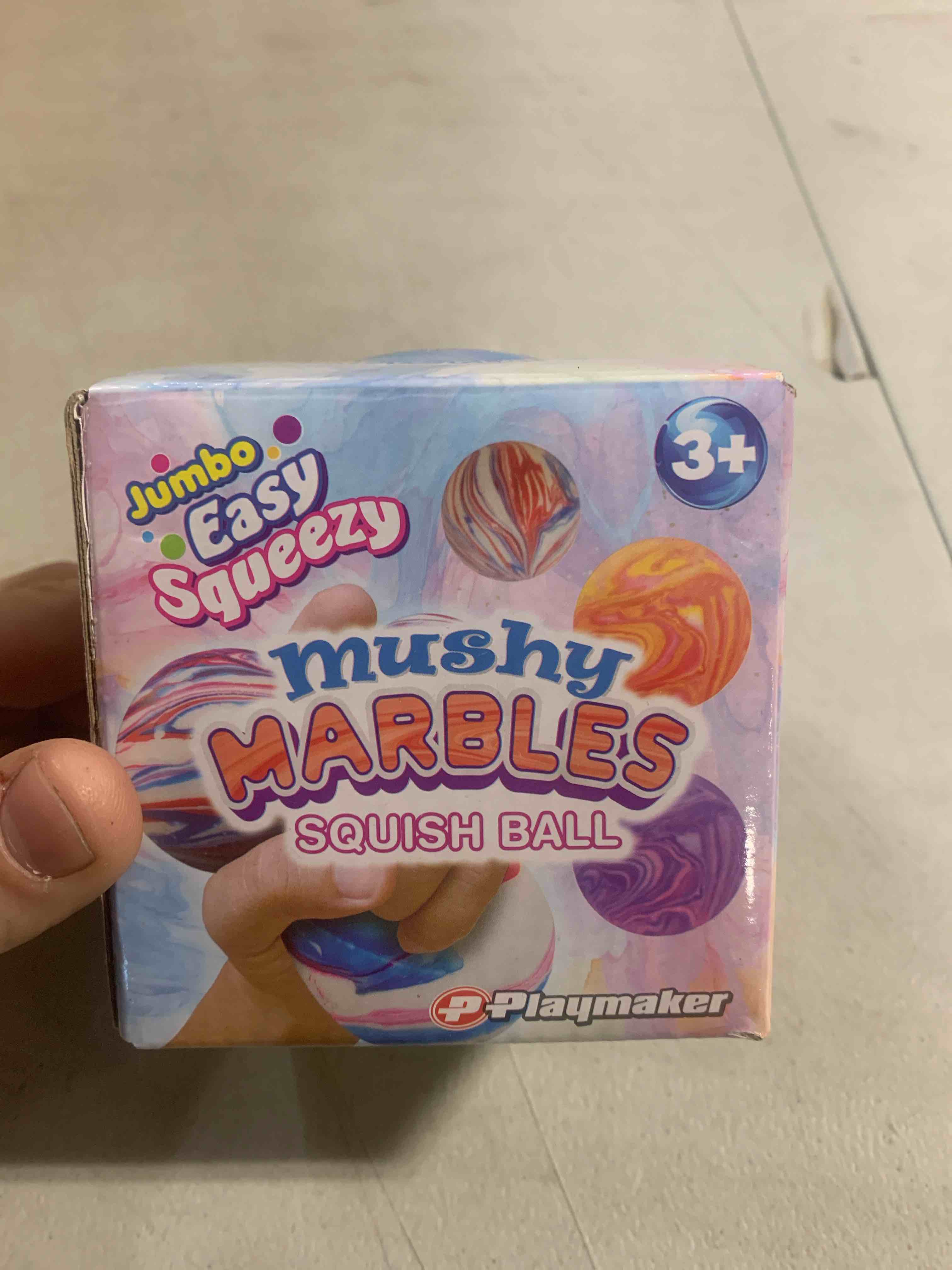 jumbo easy squeezy mushy marbles squish ball 