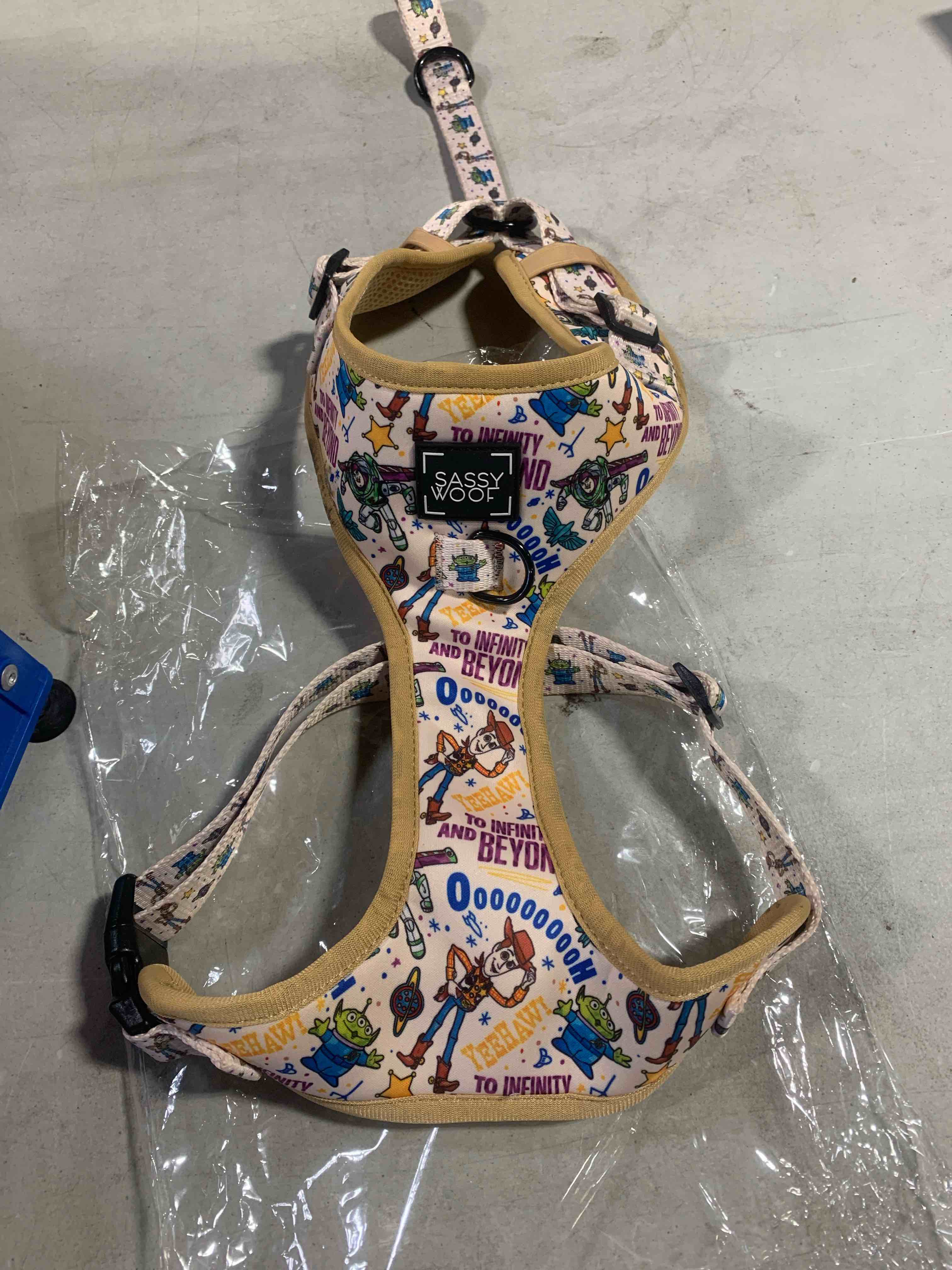 sassy world - disney pixar toy story dog harness size - l - harness