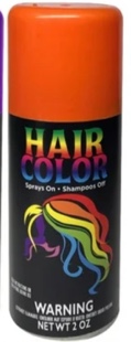 orange spray in - shampoo out - hair color - 3 oz  