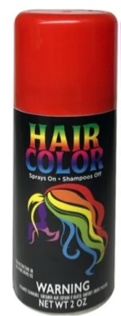 Red - Spray in - Shampoo Out - Hair Color  - 3 oz 