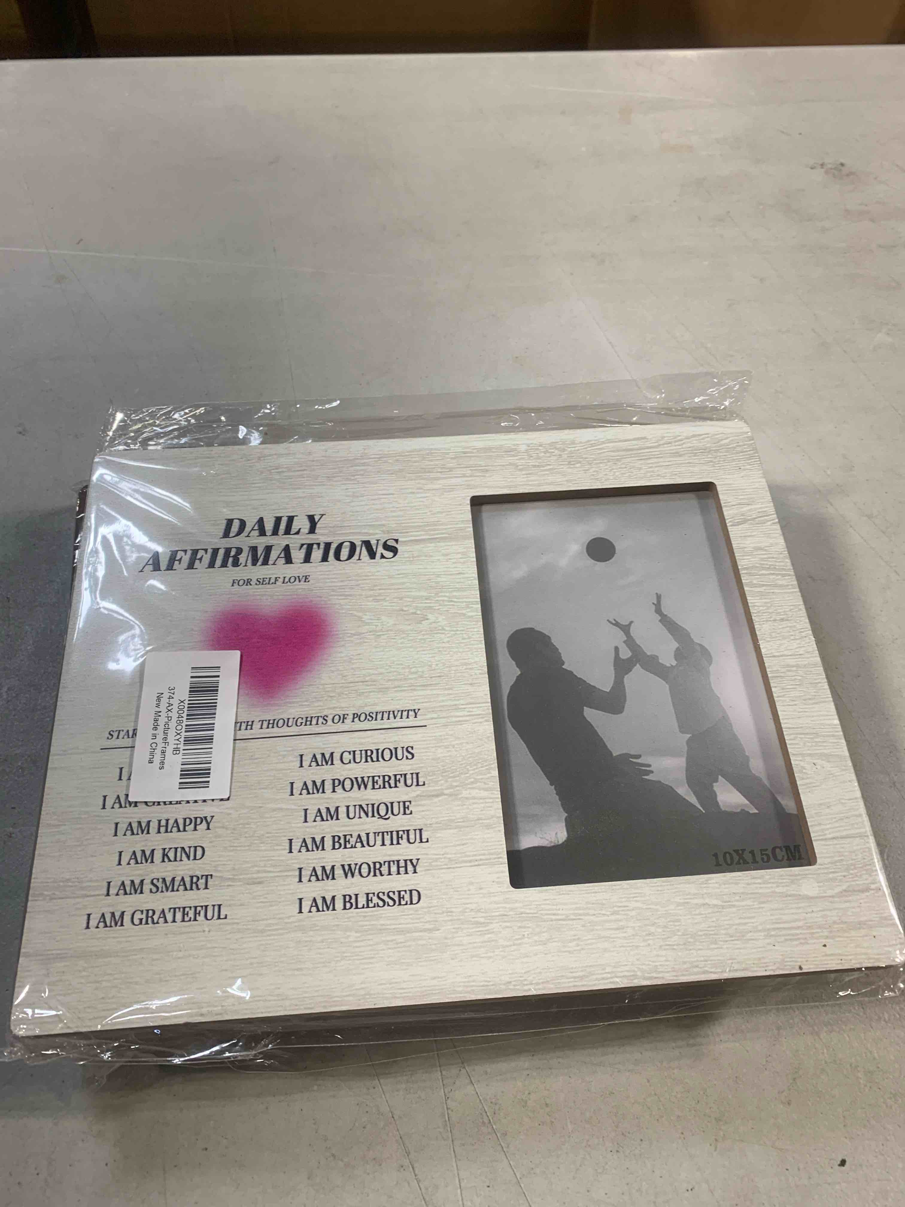 affirmation picture frame