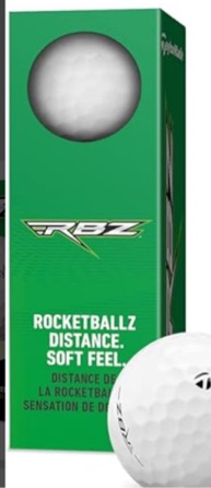 TaylorMade 3 pack Golf Rocketballz Golf Balls