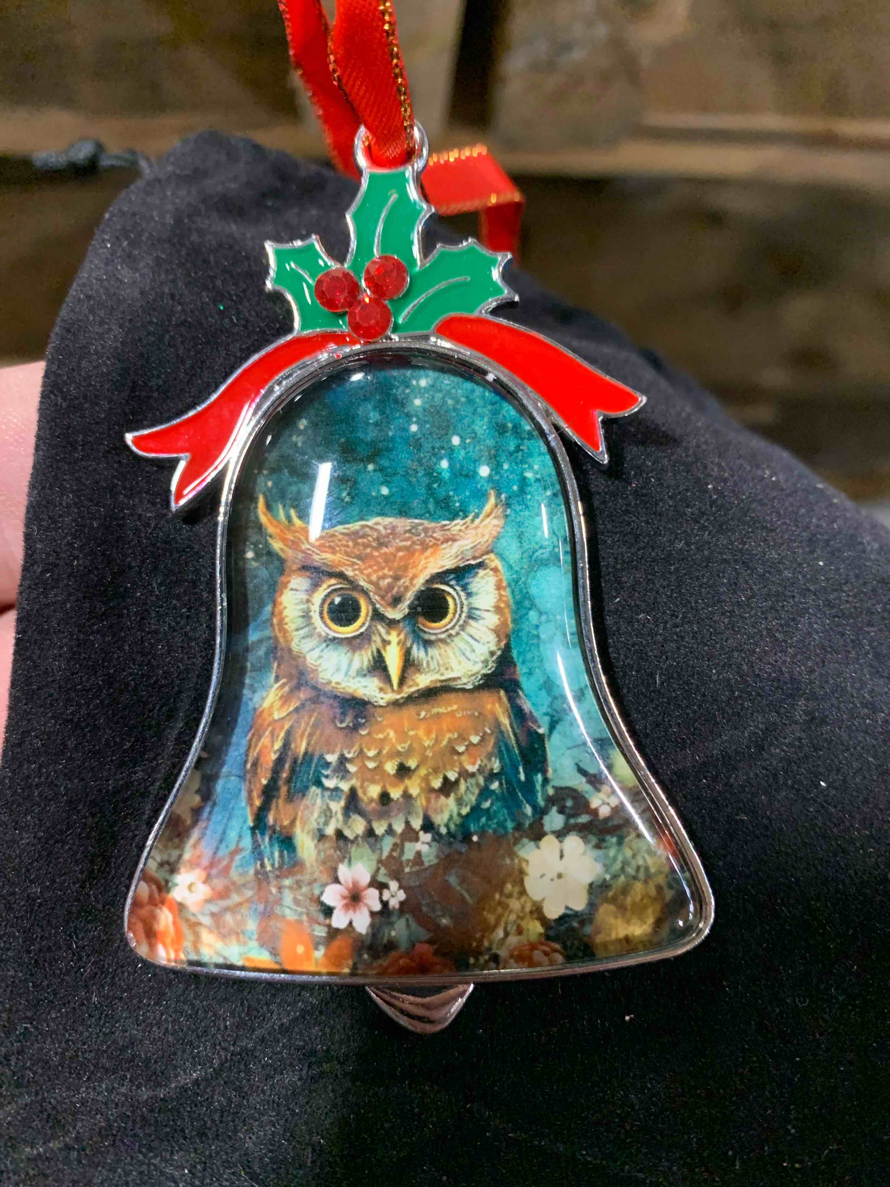 Condition photo showing New/Like New for Owl Christmas Ornament 