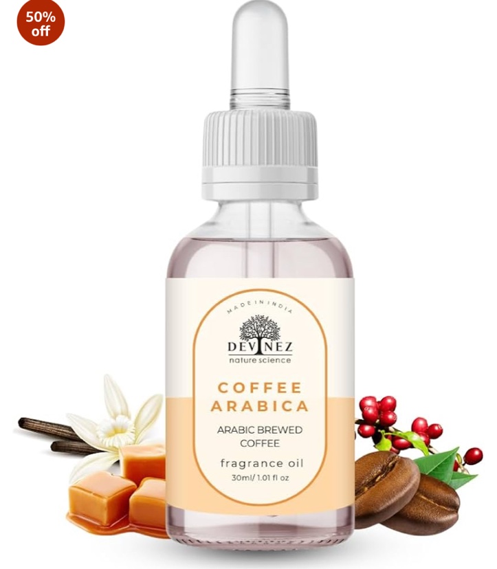 Devinez Coffee Arabica Fragrance Oil Perfume Roll-On 10ml (Pack of 1) Alcohol-Free, Long-Lasting, Unisex, Travel-Size Perfume Roll On for Everyday Use (IFRA Certifed) Citrus Breeze Roll-On