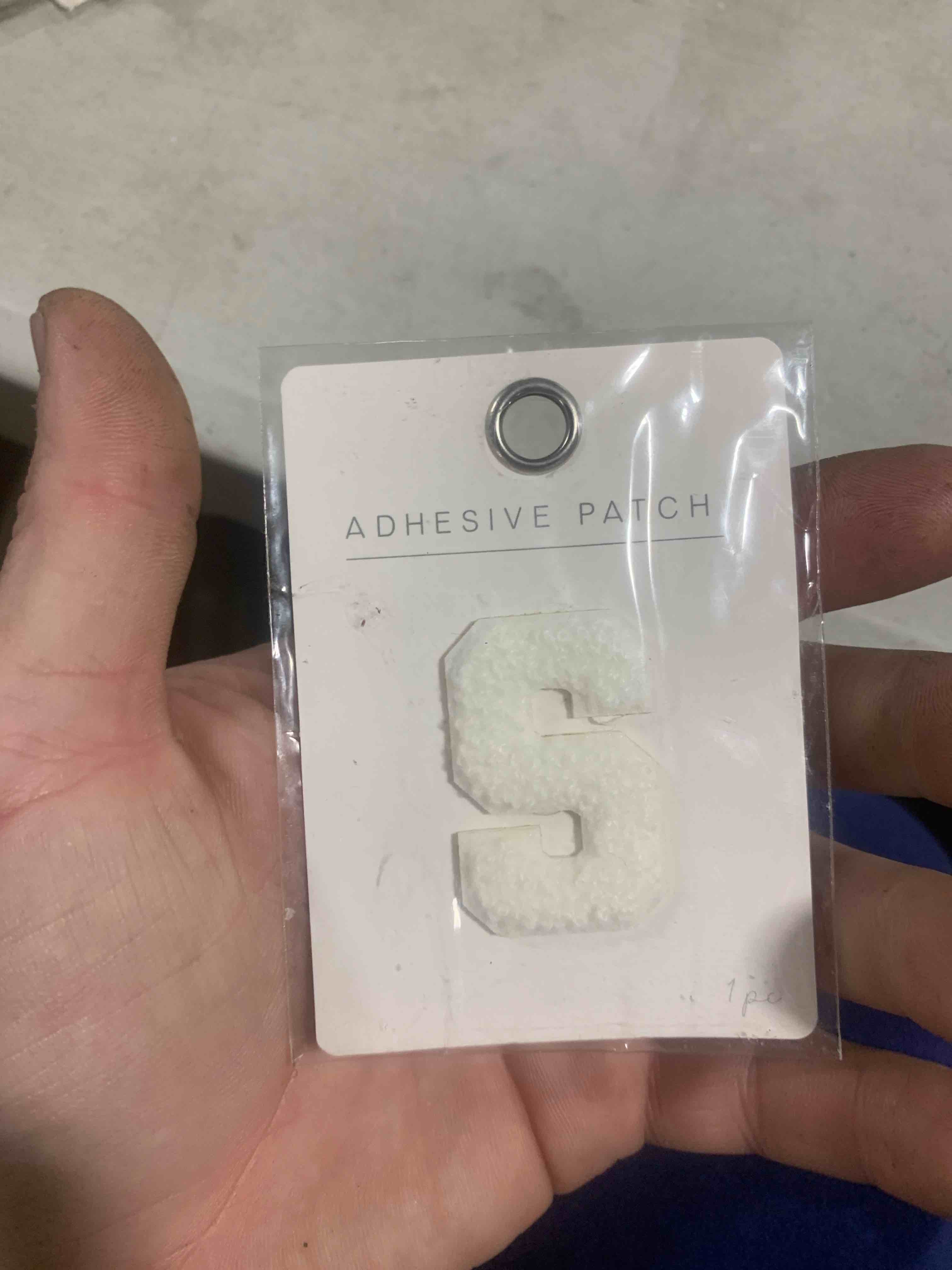 S adhesive patch 
