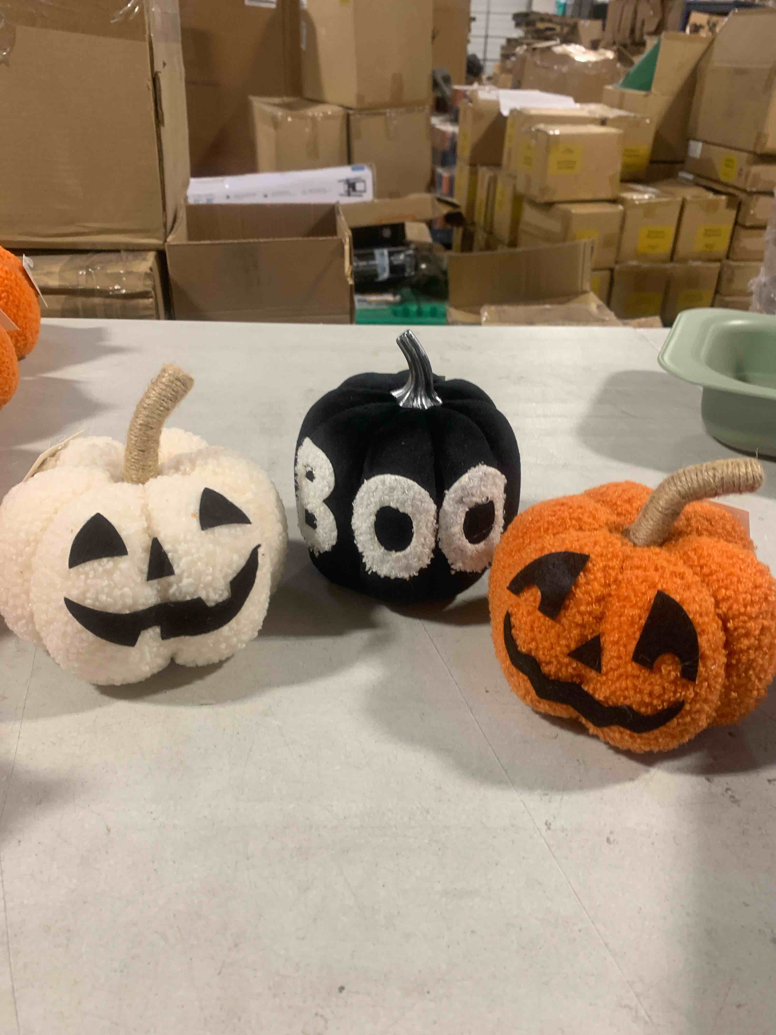 Pack of 3 - Target Pumpkin decor 