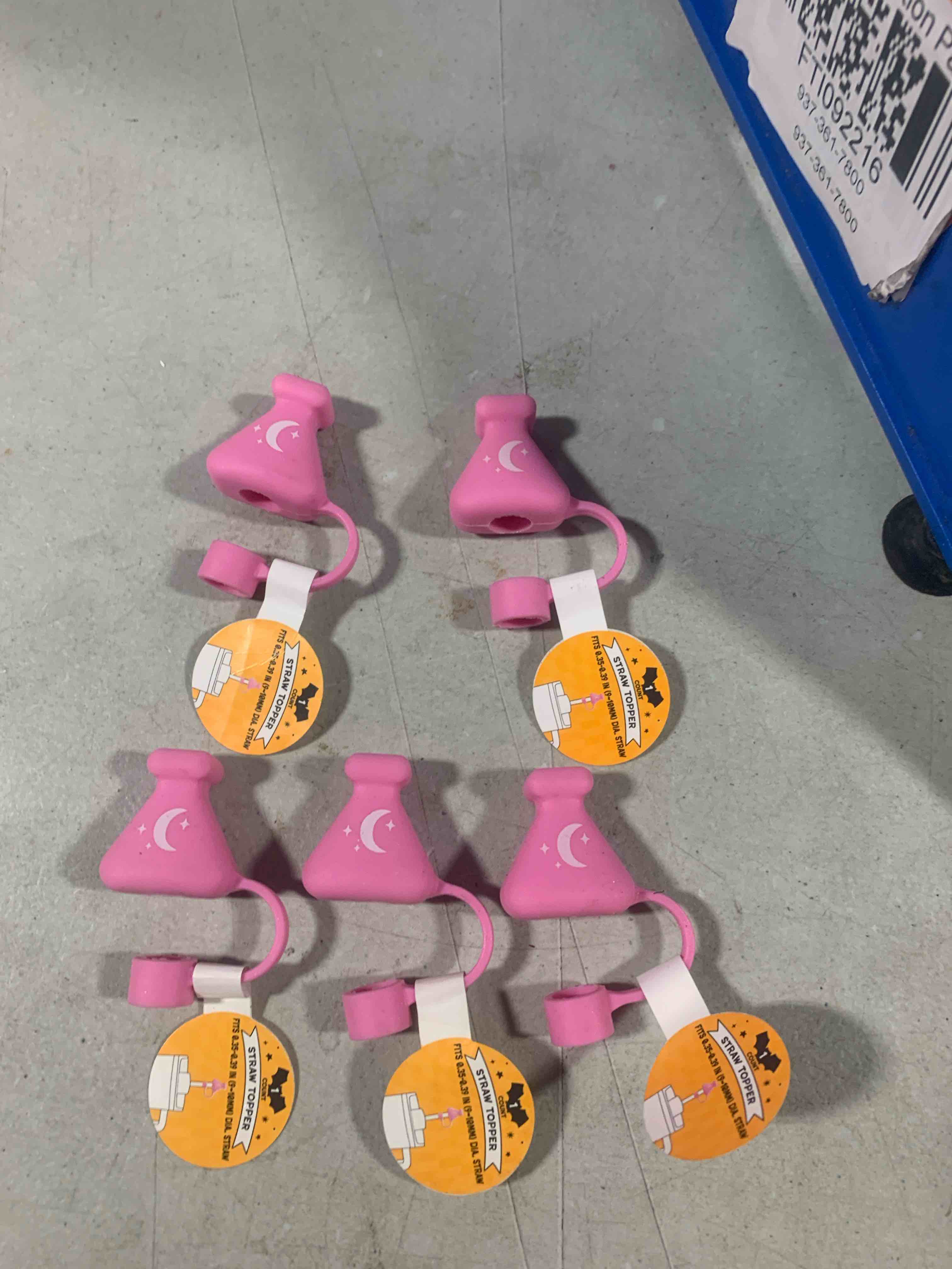 Lot of 5 Target Potion Bottle Straw Toppers