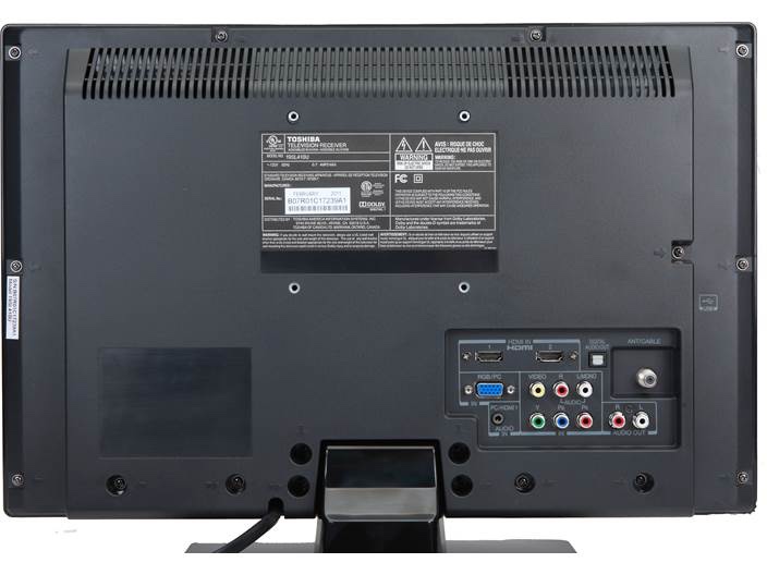 Condition photo showing As Is for Toshiba 19SL410U 19" 720p LED-LCD HDTV (Verified Working) with Power Cord only 