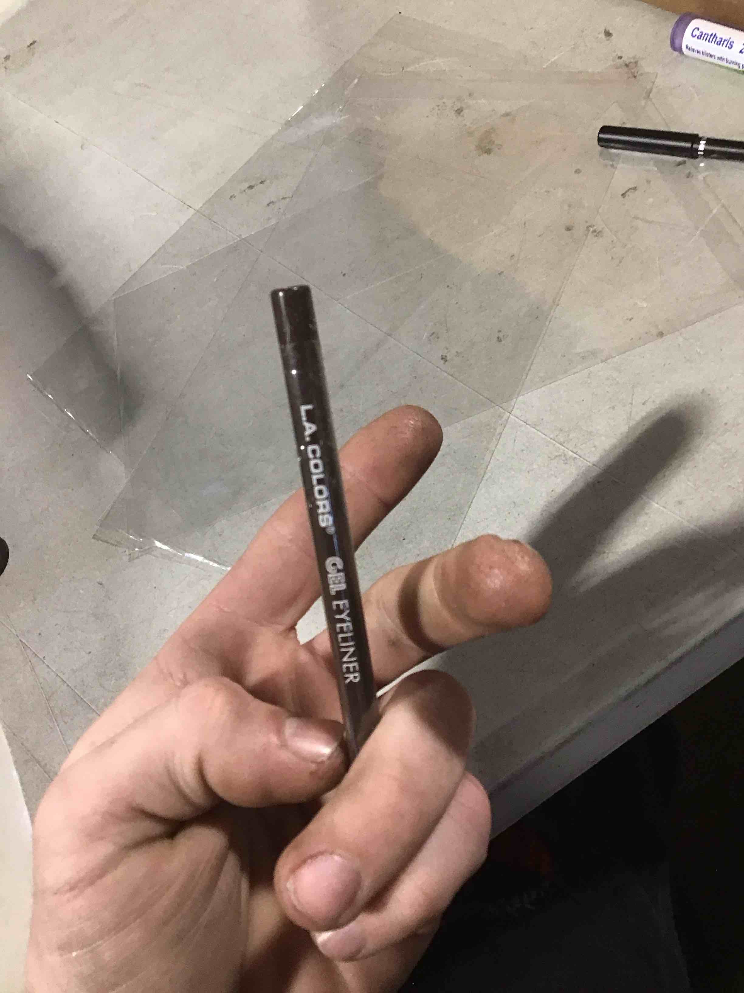 Condition photo showing New/Like New for L.A. COLORS Gel Eyeliner  Brown  0.05 oz