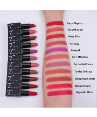 Condition photo showing Brand New for Tsarasi Matte Purely Nude Lipstick, Soften and Smooth with Jojoba Oil and Vitamin E, Long Lasting1count (Radiant Spark #19)