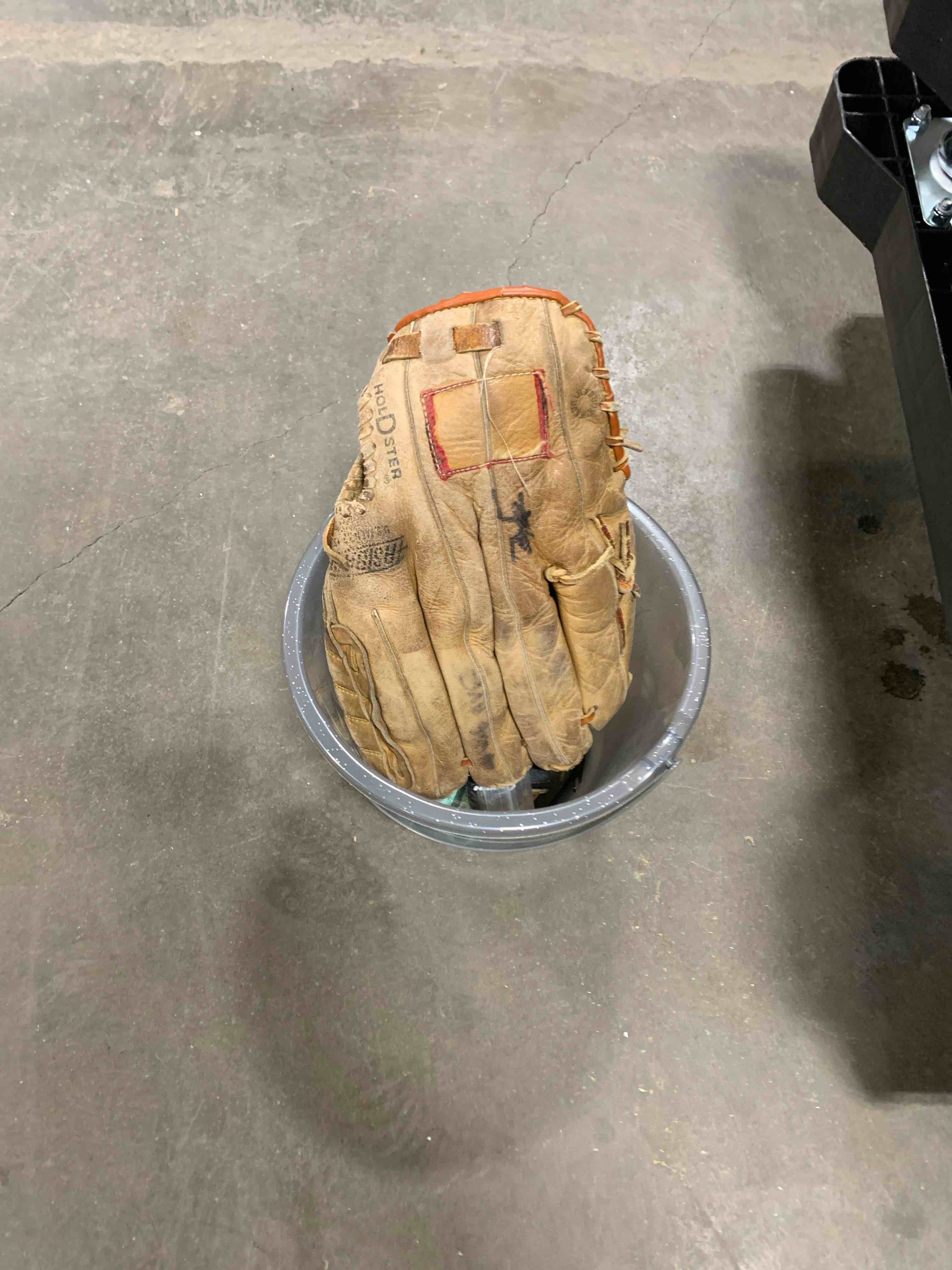 Condition photo showing As Is for Baseball Glove 