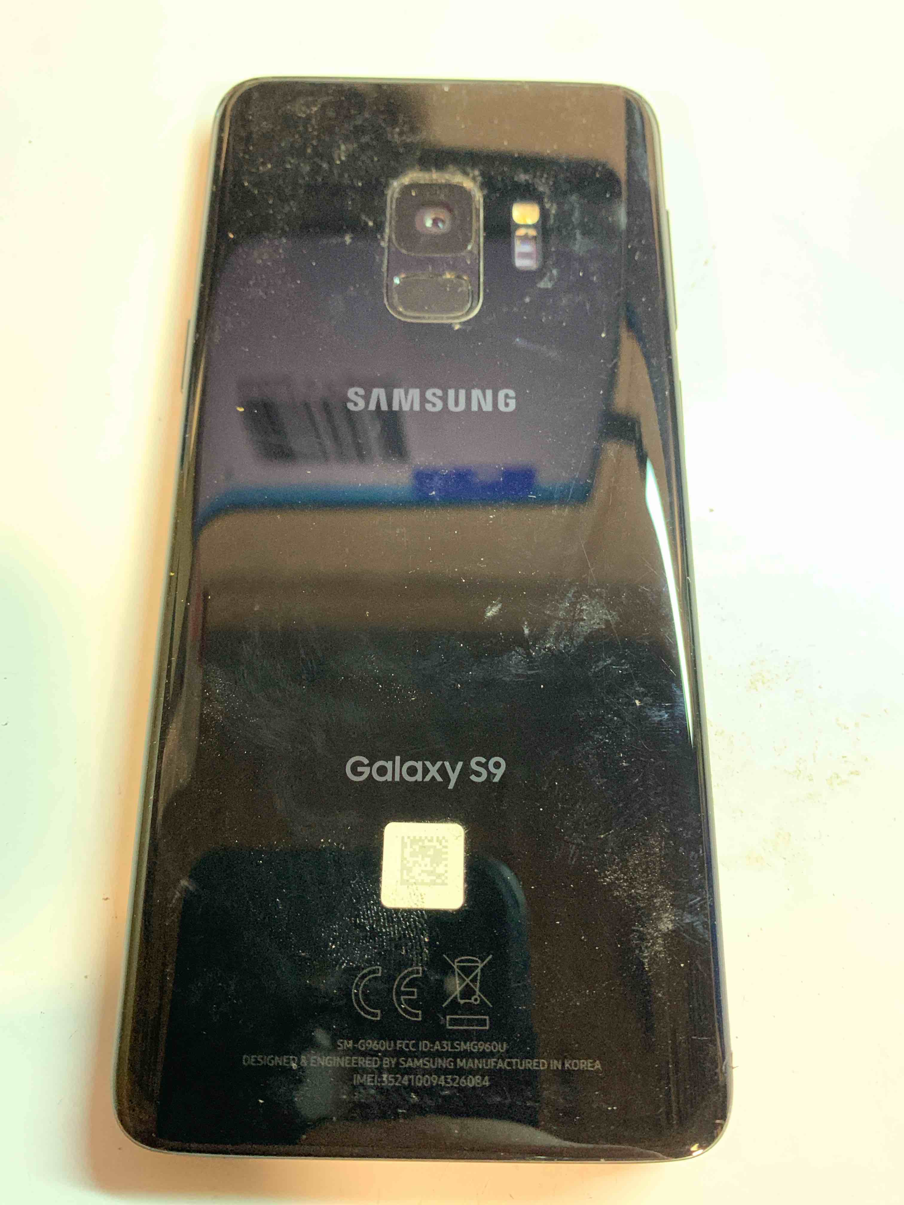 Condition photo showing As Is for Galaxy S9 