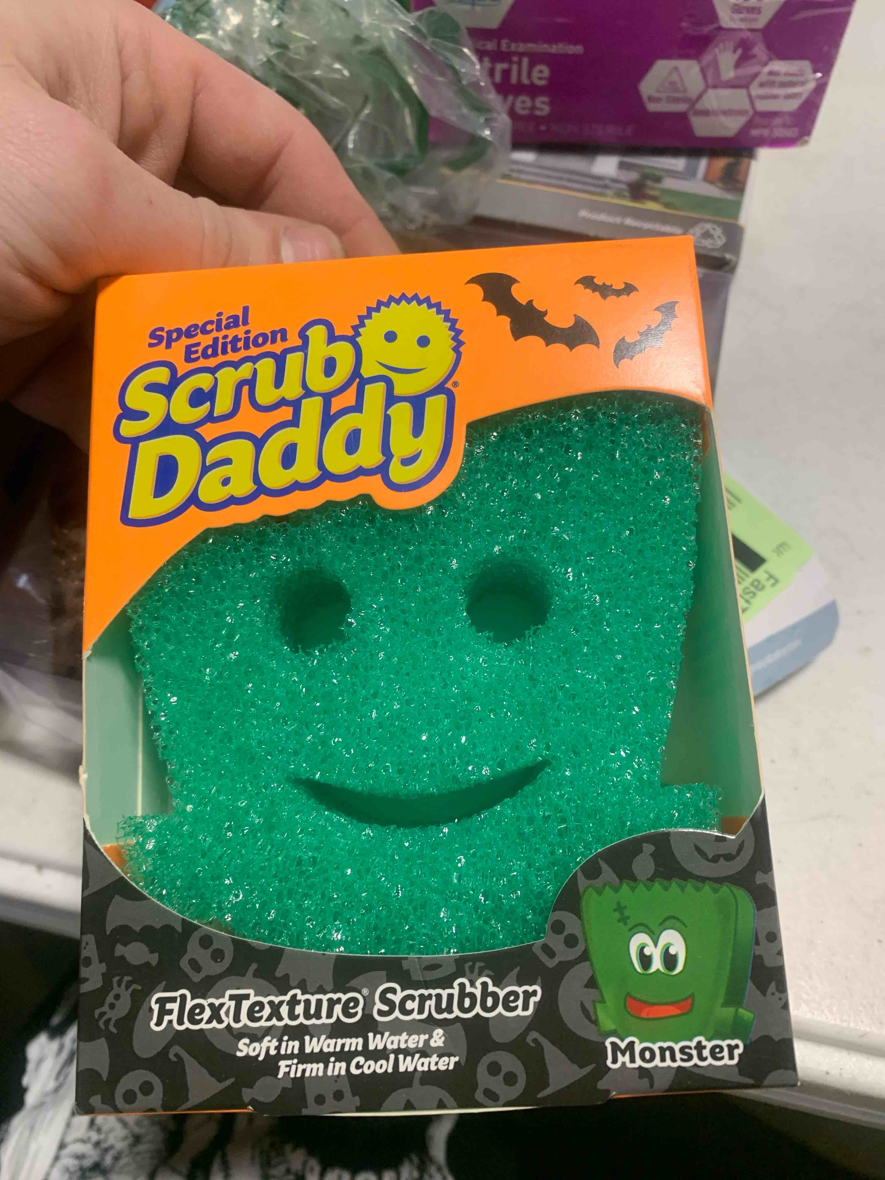 Condition photo showing New/Like New for Scrub Daddy Halloween Monster Non-Scratch Cleaning Sponge