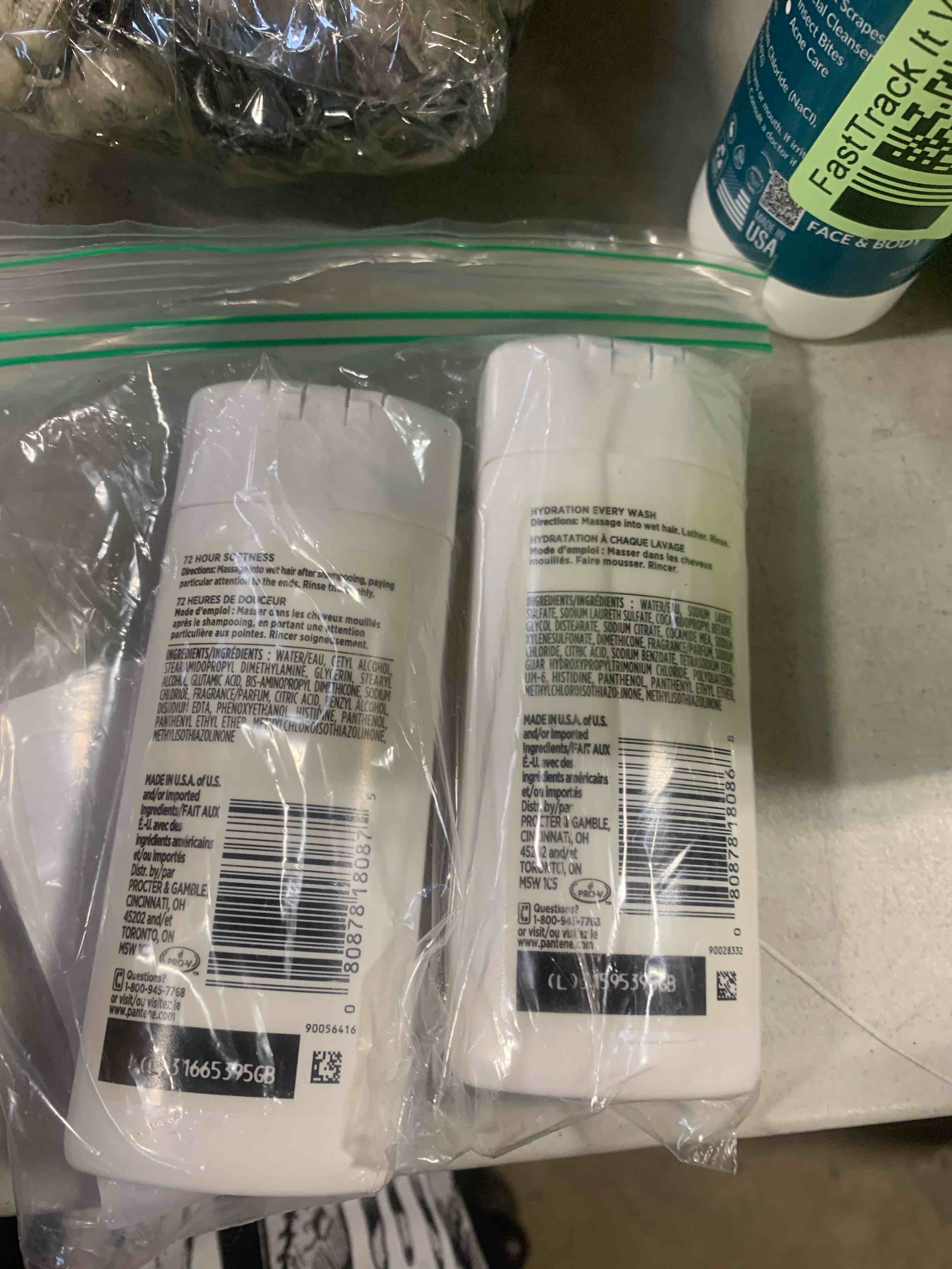 Condition photo showing New/Like New for Pantene pro v daily moisture shampoo and conditioner 3.38 fl oz 