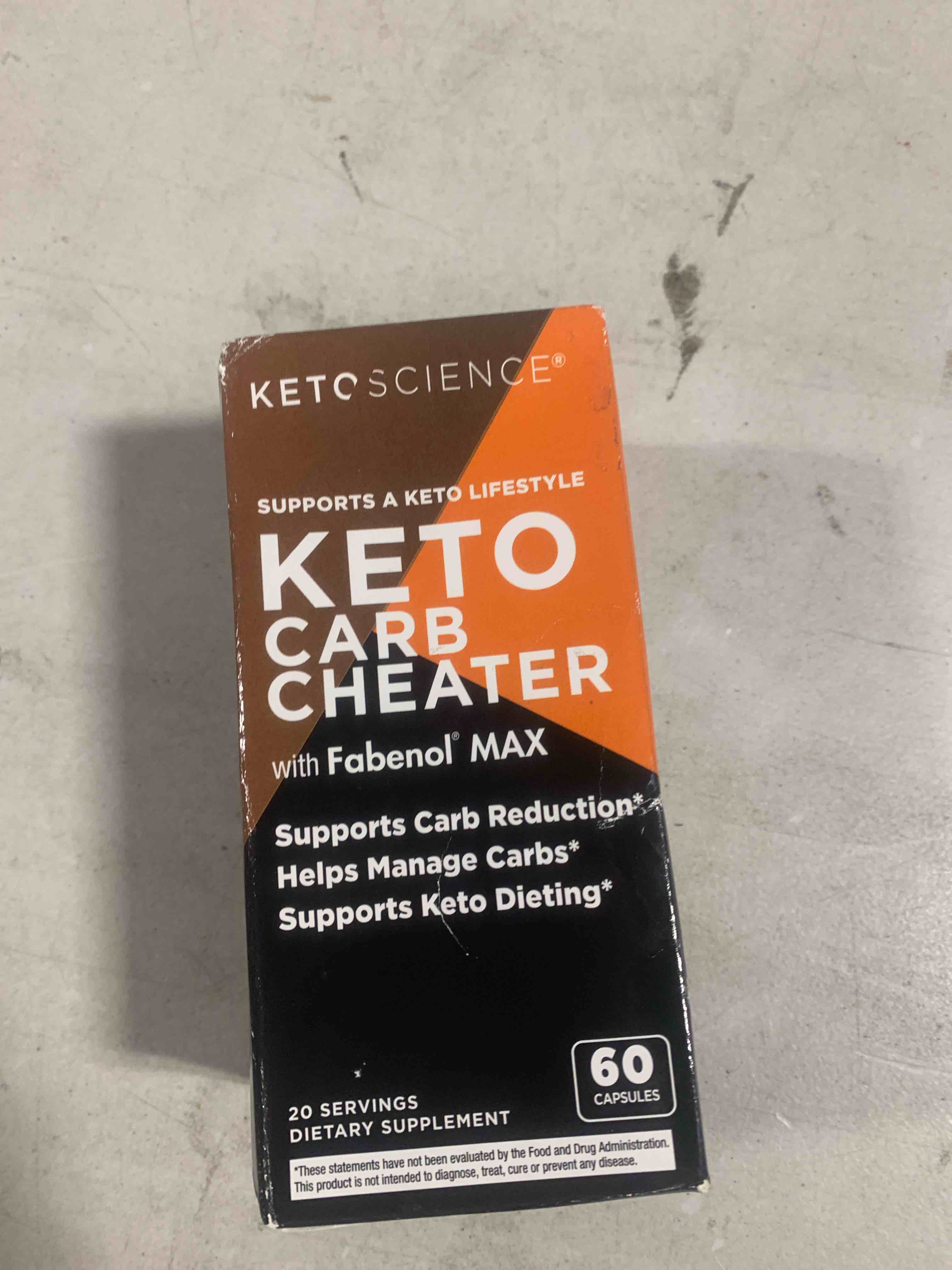 Condition photo showing New/Like New for Keto Science Keto Carb Cheater  Helps Manage Carbs  Promotes Weight Control  Weight Loss  Manage Carb Cravings  Improves Keto Diet Compliance  60 count  20 Servings