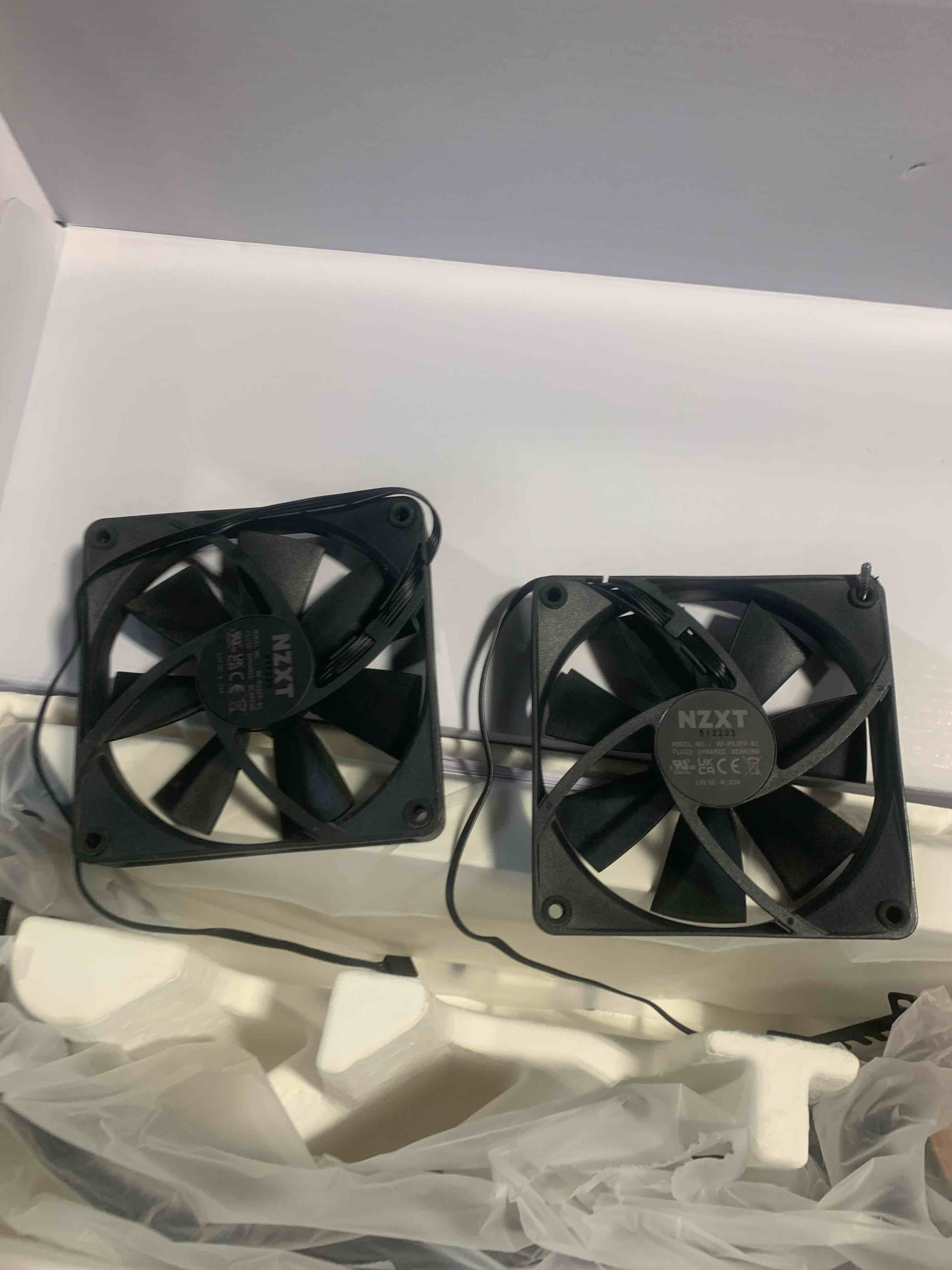 Condition photo showing As Is for NZXT Kraken Elite 360 RGB 2024 - AIO CPU Liquid Cooler - 360mm Radiator - F360 RGB Core Fan - Customizable 2.72" IPS LCD - NZXT Turbine Pump - AMD® AM5, AM4 - Intel® LGA 1851/1700, 1200/115X - Black (UNTESTED)