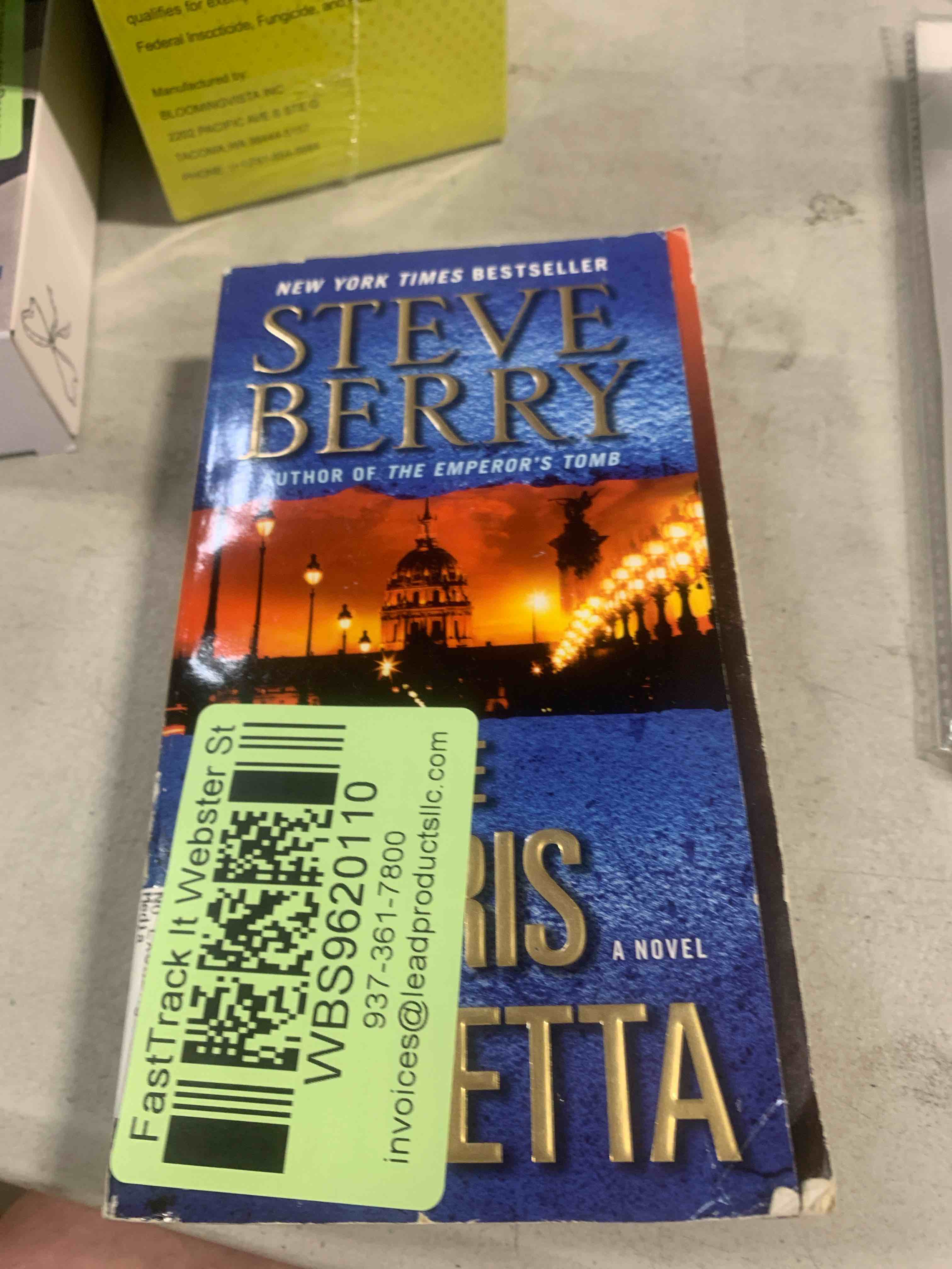 Condition photo showing Good Condition for The Paris Vendetta: Book 5 (Cotton Malone)