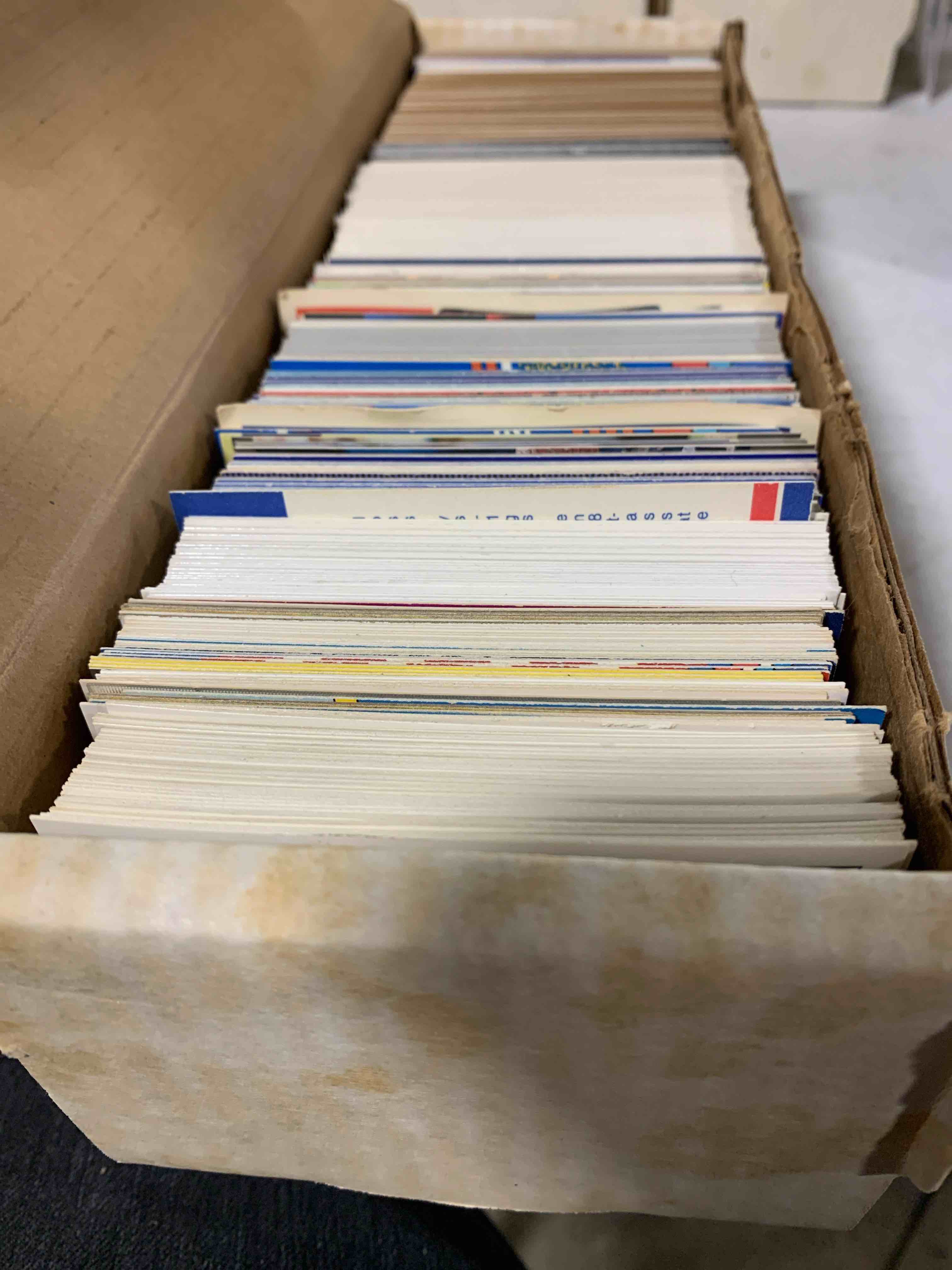 Condition photo showing Good Condition for Mix of 90s Skybox Basketball and Leaf Baseball Cards 
