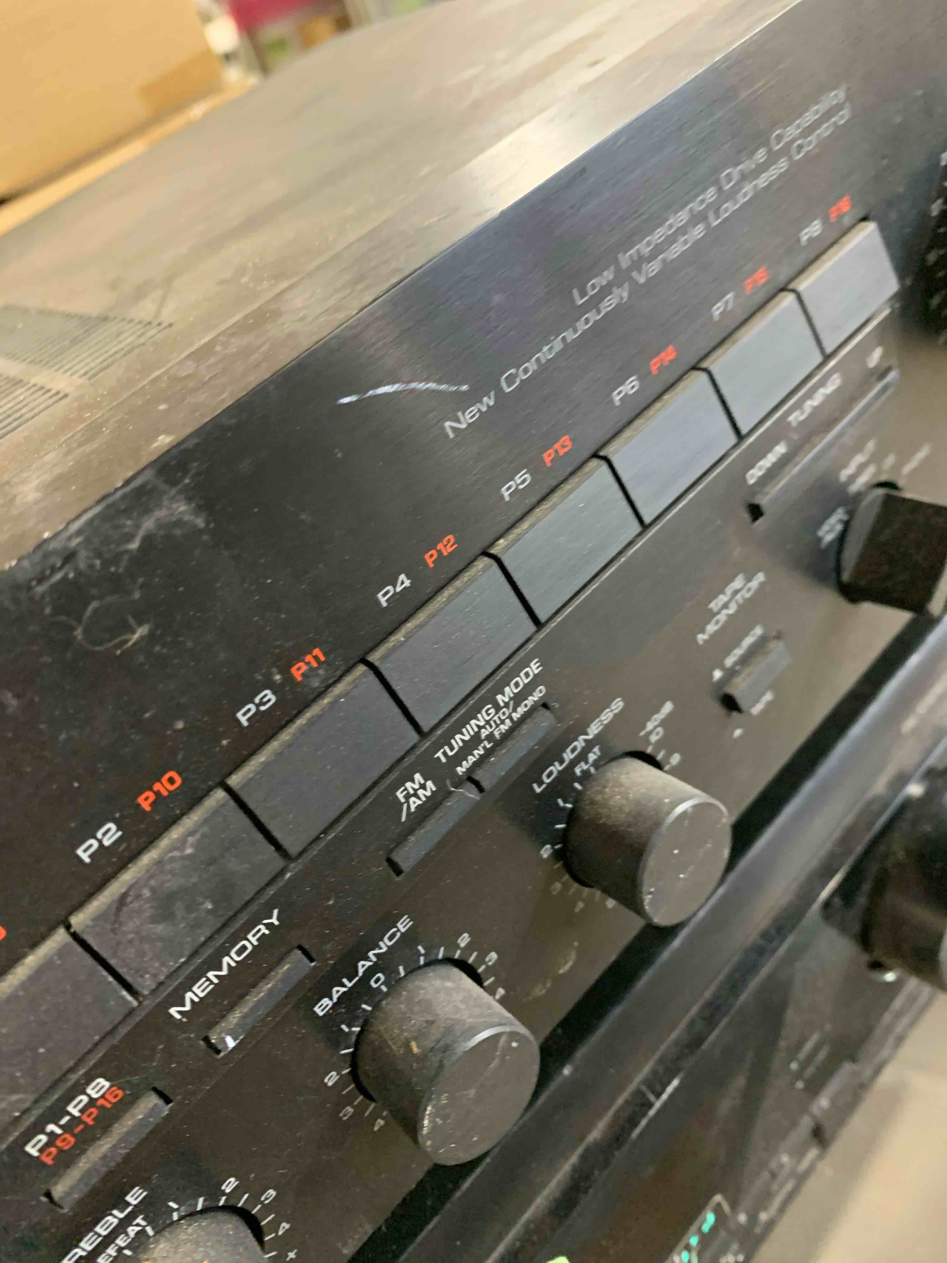 Condition photo showing As Is for Stereo Receiver 