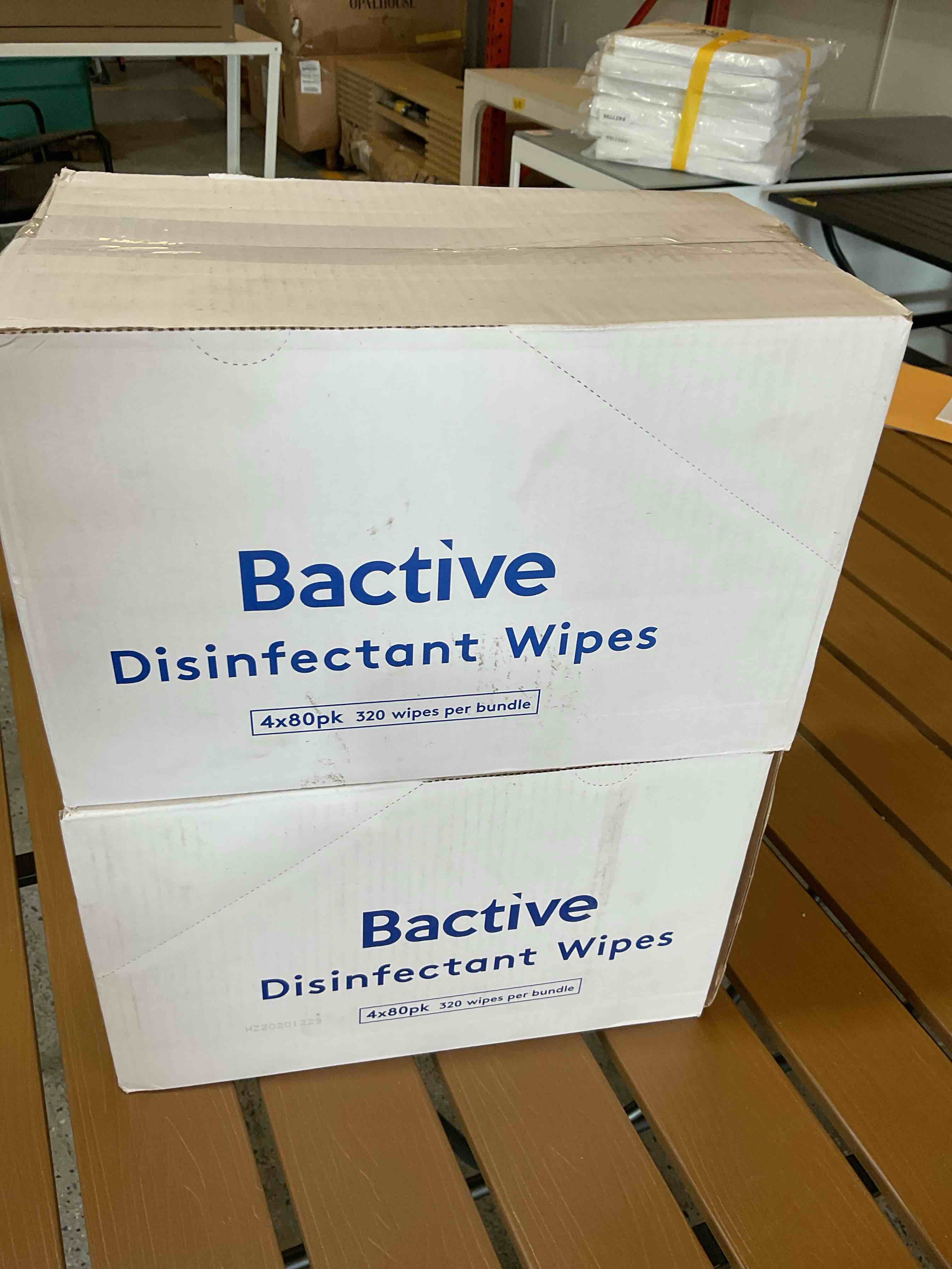 Bactive Disinfectant Wipes (2 - Cases)