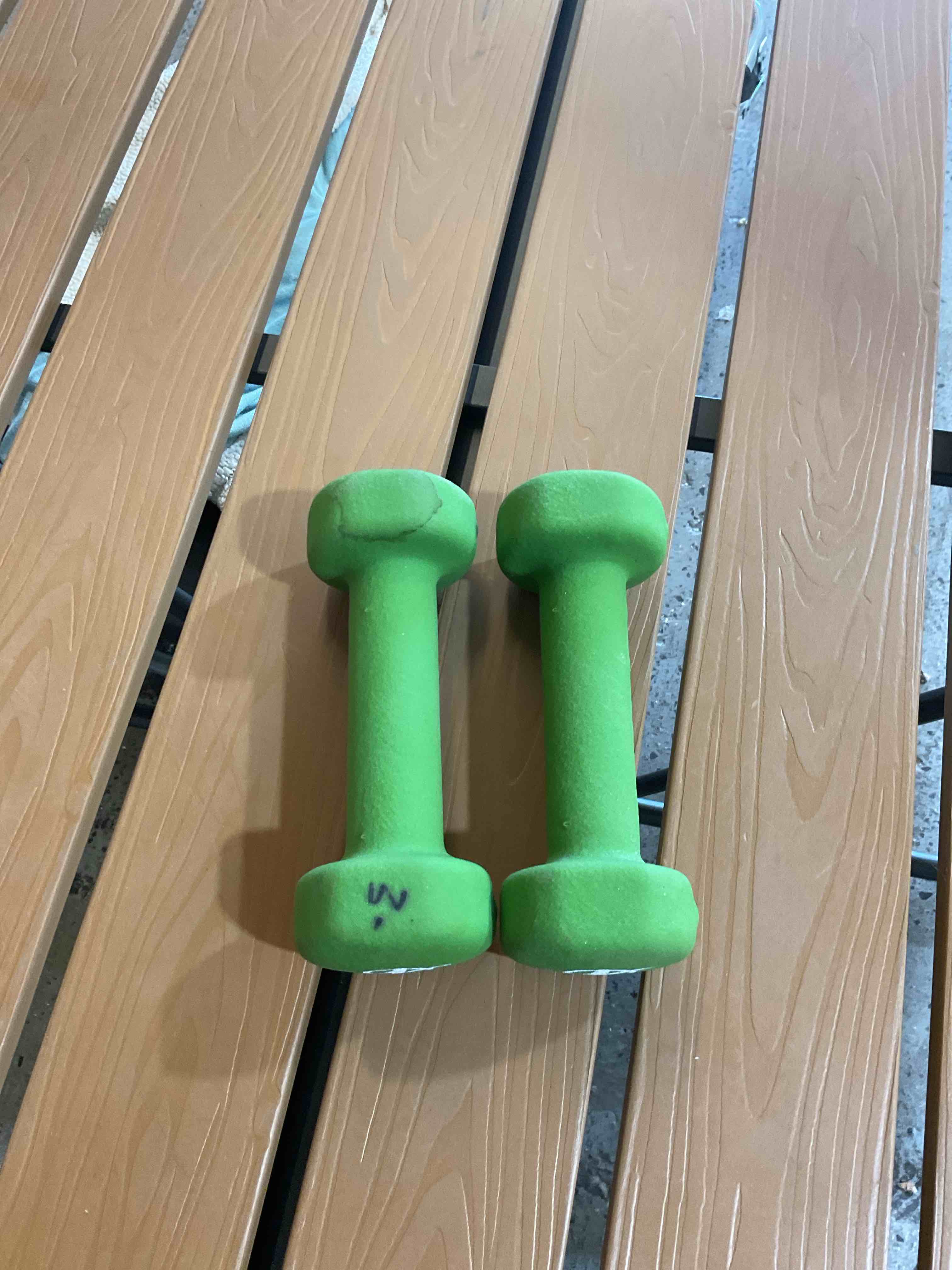 3 Pound Weights - Set of 2 - Green 