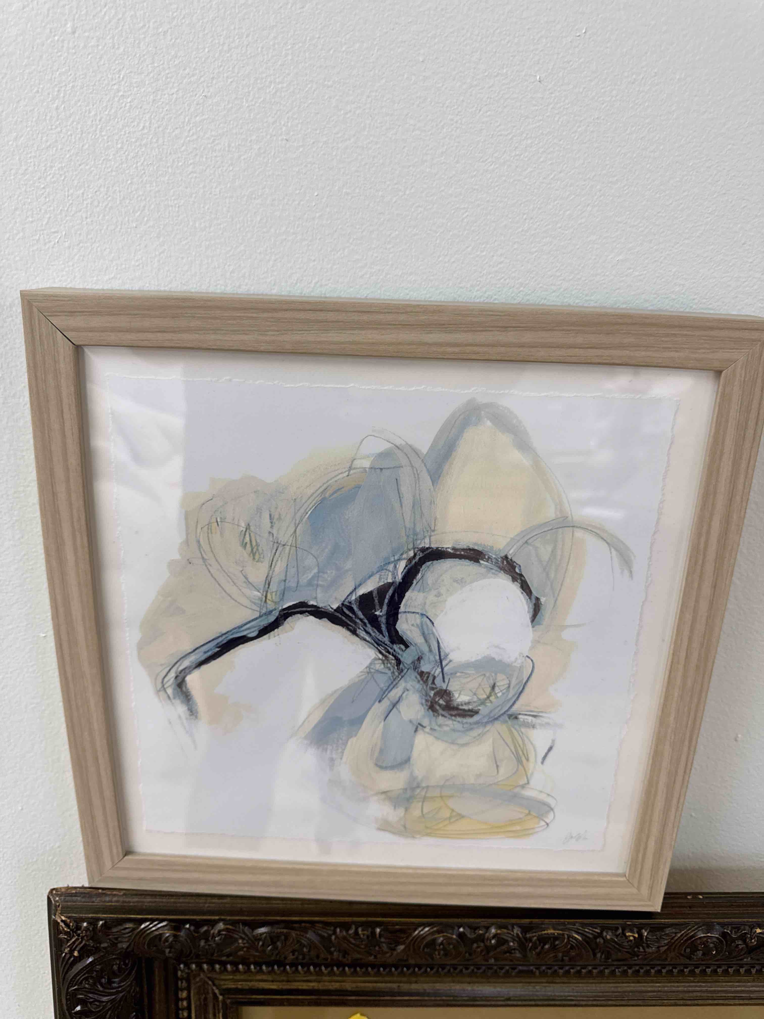 Cuidad II - George Oliver - Print and Whitewash Frame - 12”x12”