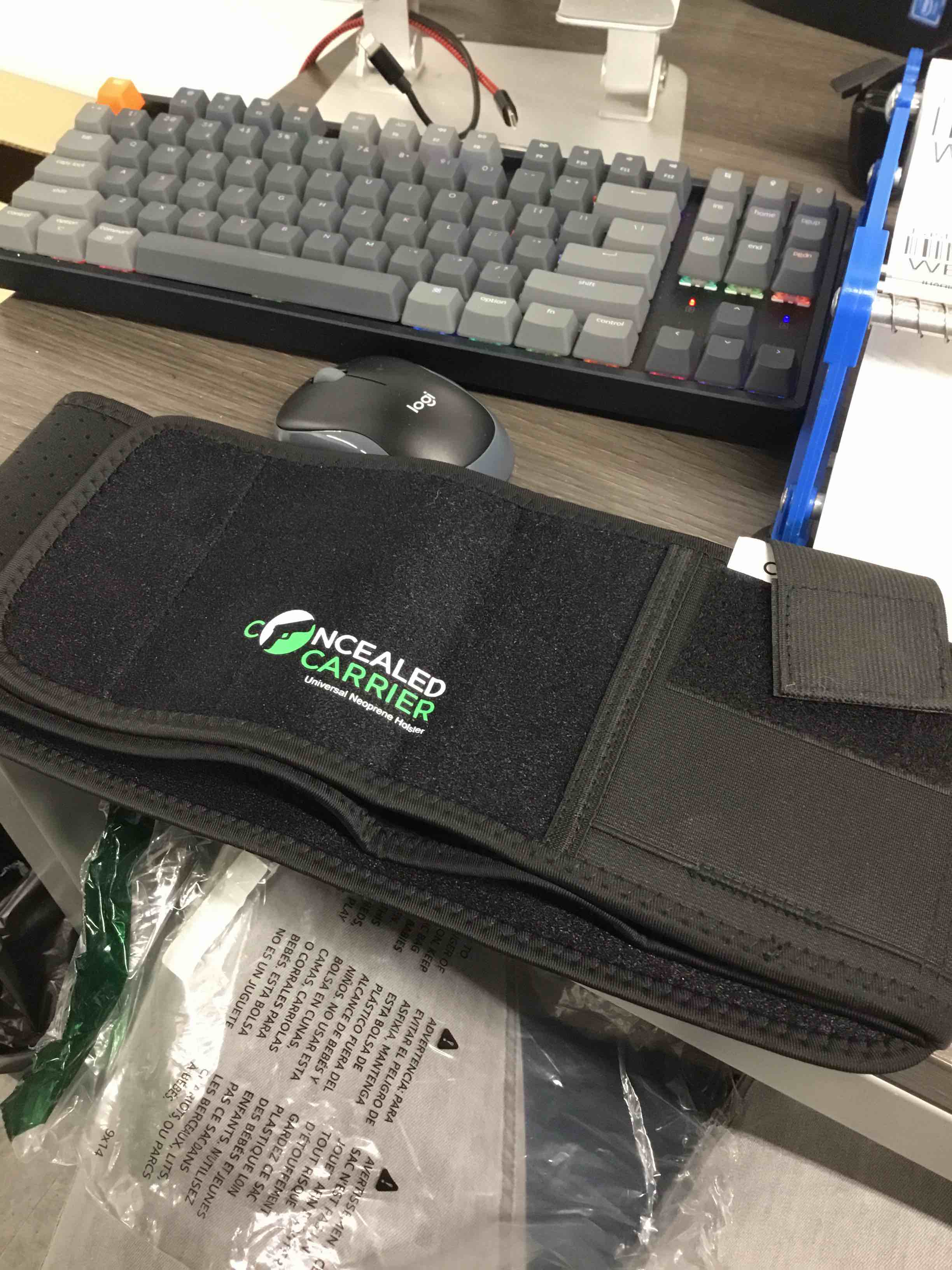 concealed carrier universal neoprene holster