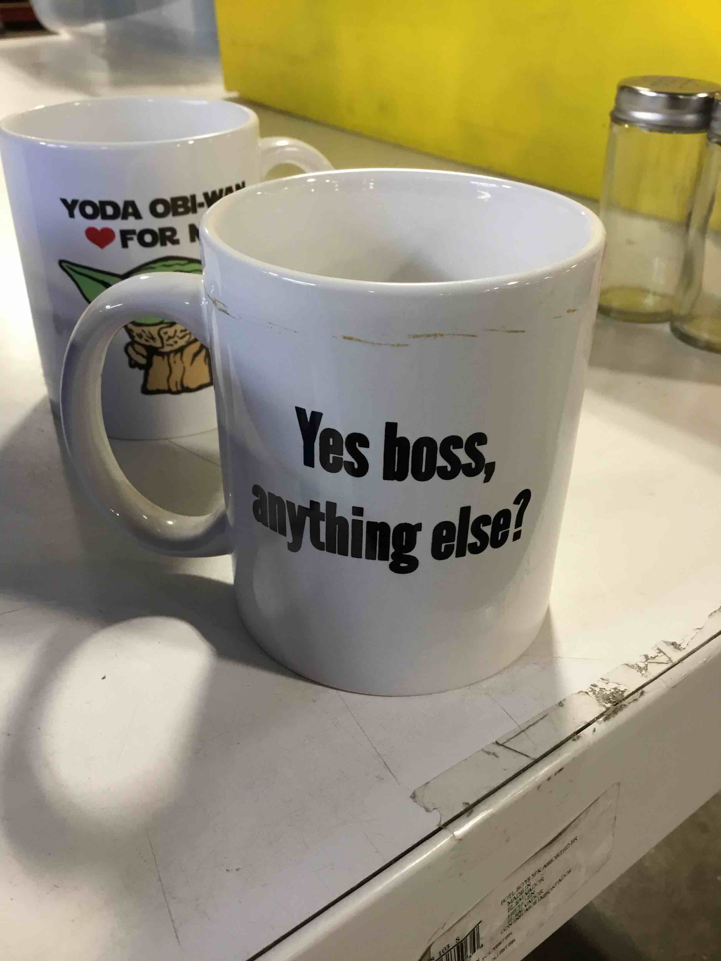 YES BOSS? MUG